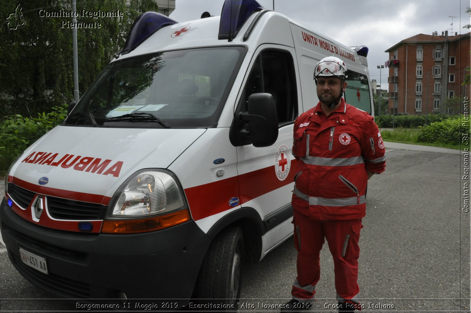 Borgomanero 11 Maggio 2019 - Esercitazione "Alto Novarese 2019" - Croce Rossa Italiana - Comitato Regionale del Piemonte