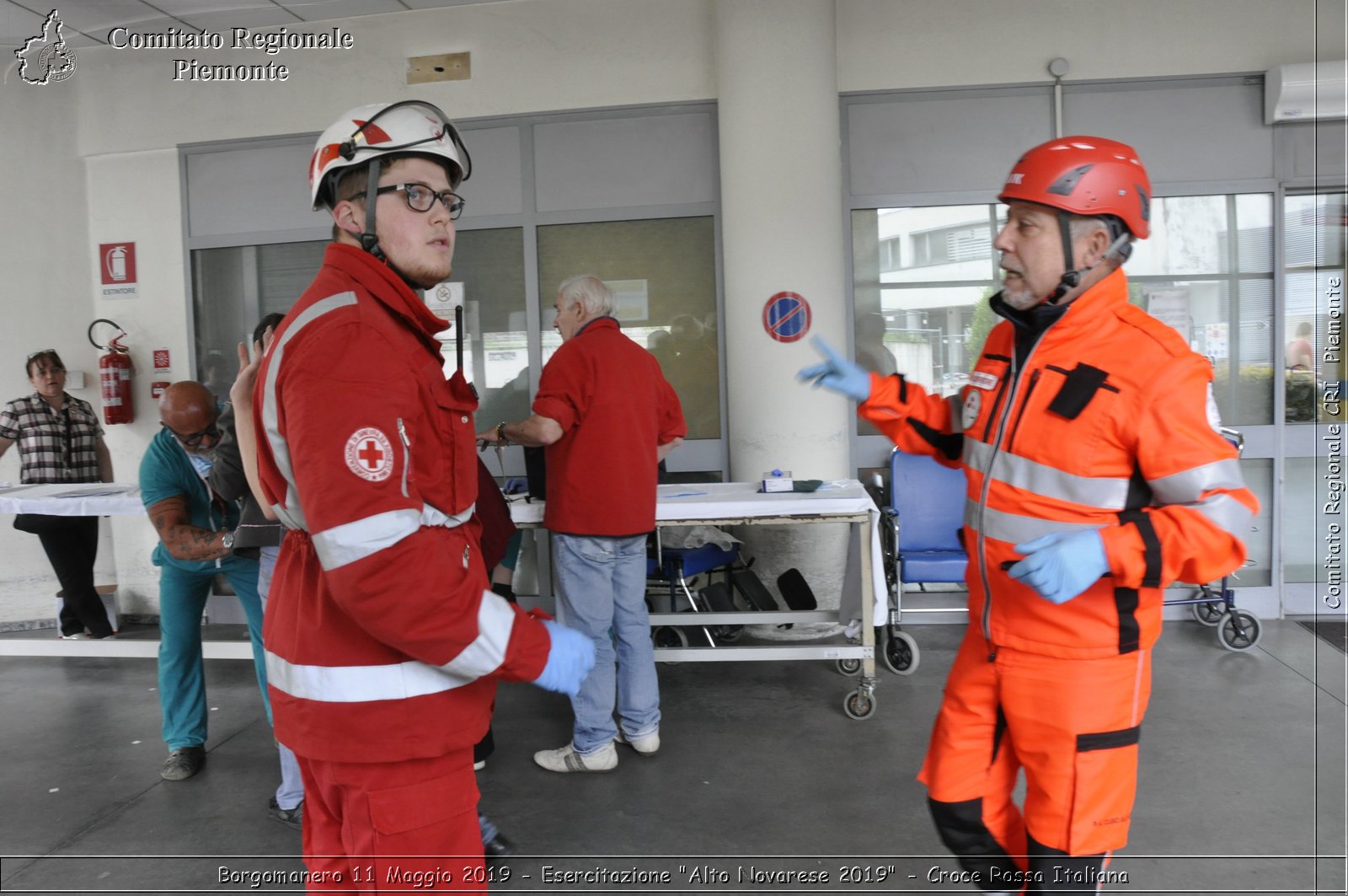 Borgomanero 11 Maggio 2019 - Esercitazione "Alto Novarese 2019" - Croce Rossa Italiana - Comitato Regionale del Piemonte