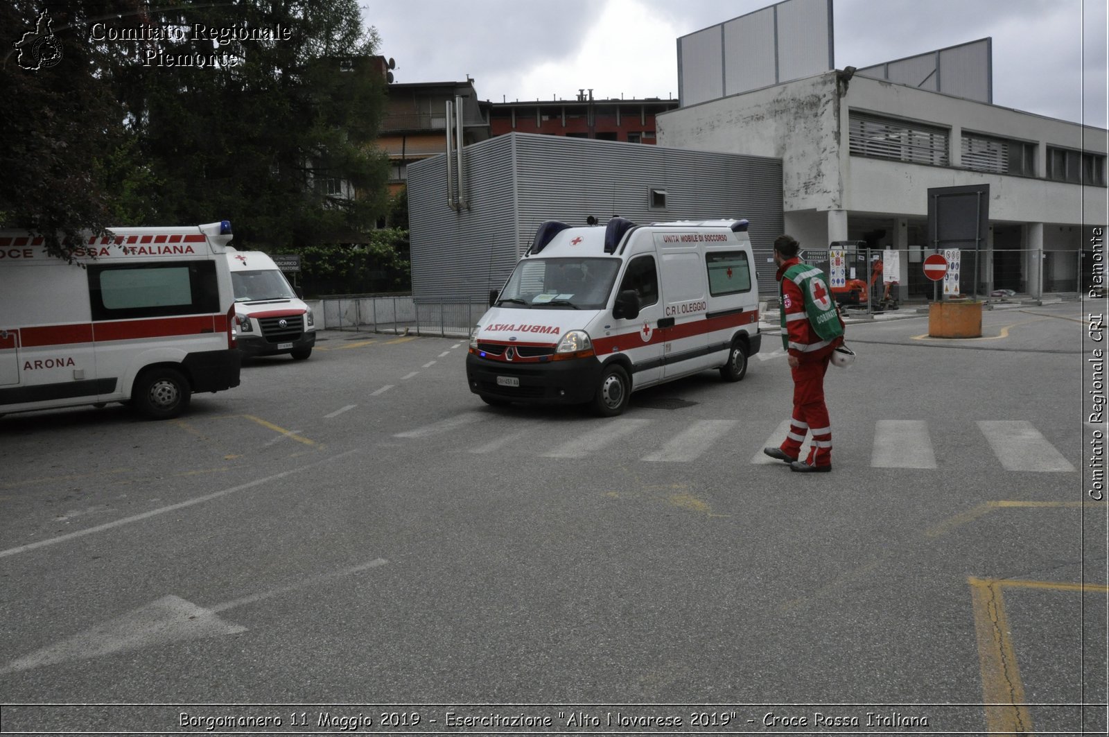 Borgomanero 11 Maggio 2019 - Esercitazione "Alto Novarese 2019" - Croce Rossa Italiana - Comitato Regionale del Piemonte