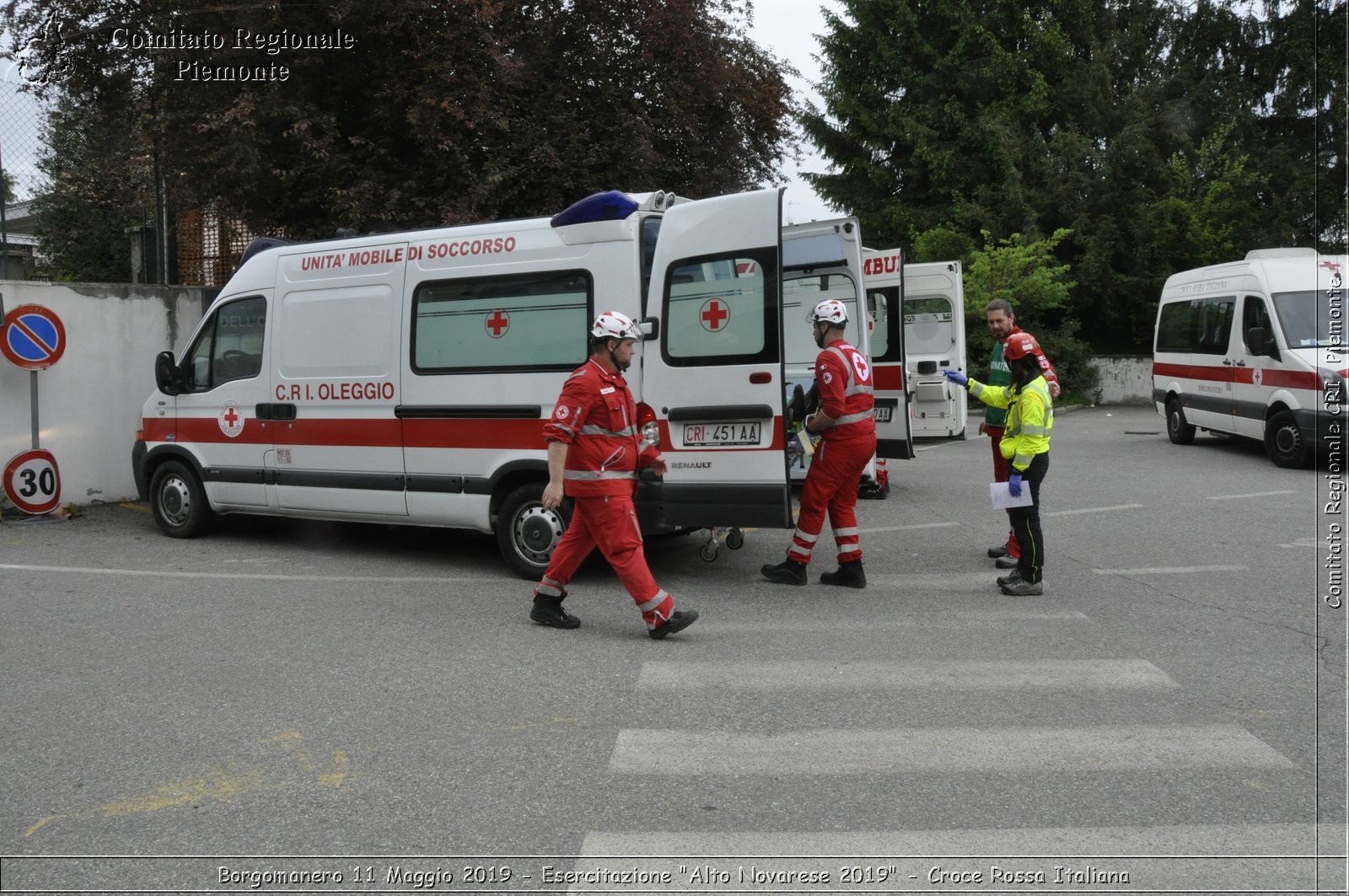 Borgomanero 11 Maggio 2019 - Esercitazione "Alto Novarese 2019" - Croce Rossa Italiana - Comitato Regionale del Piemonte