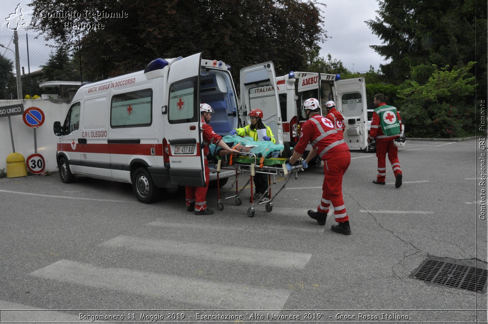 Borgomanero 11 Maggio 2019 - Esercitazione "Alto Novarese 2019" - Croce Rossa Italiana - Comitato Regionale del Piemonte