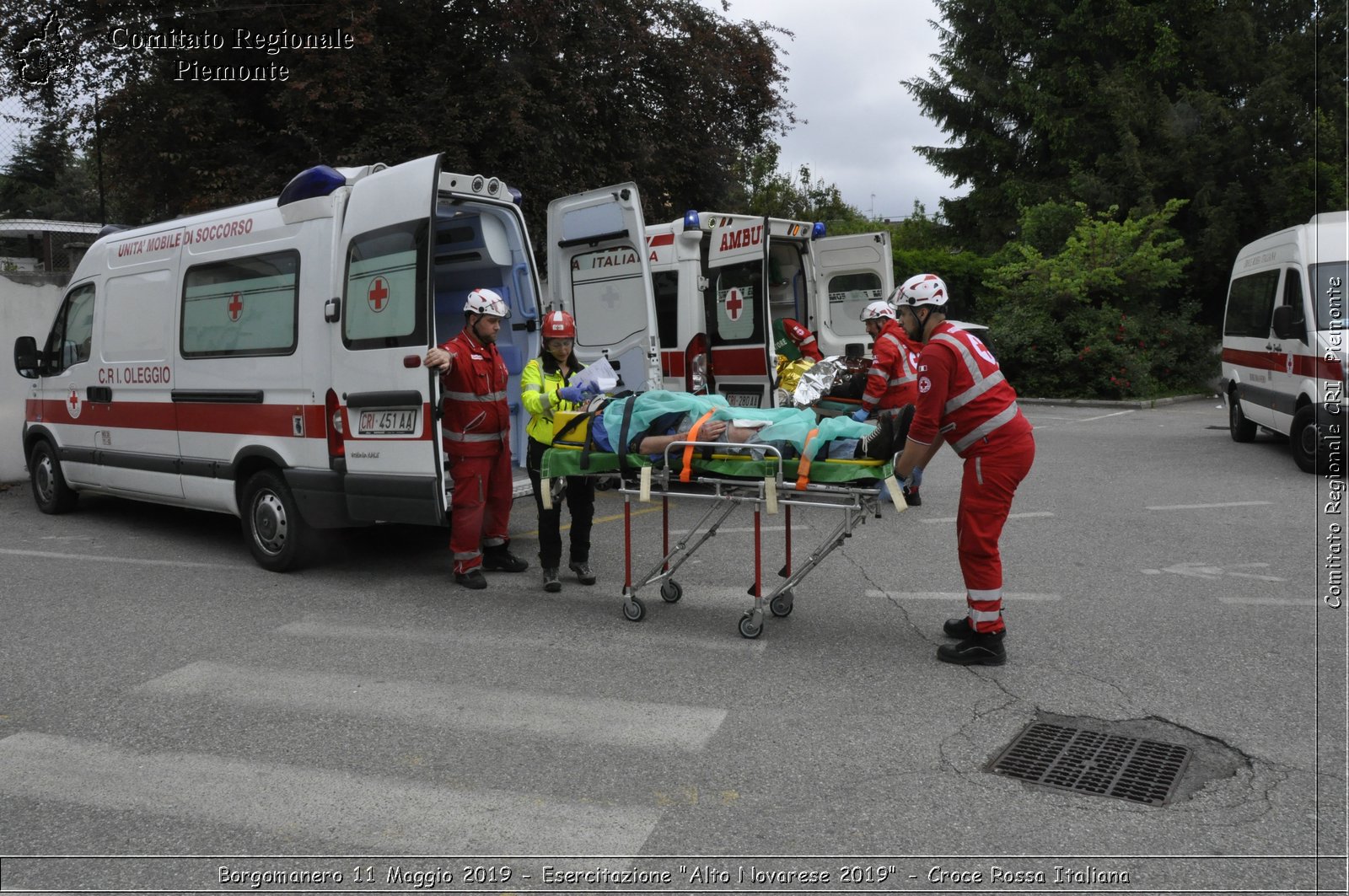 Borgomanero 11 Maggio 2019 - Esercitazione "Alto Novarese 2019" - Croce Rossa Italiana - Comitato Regionale del Piemonte