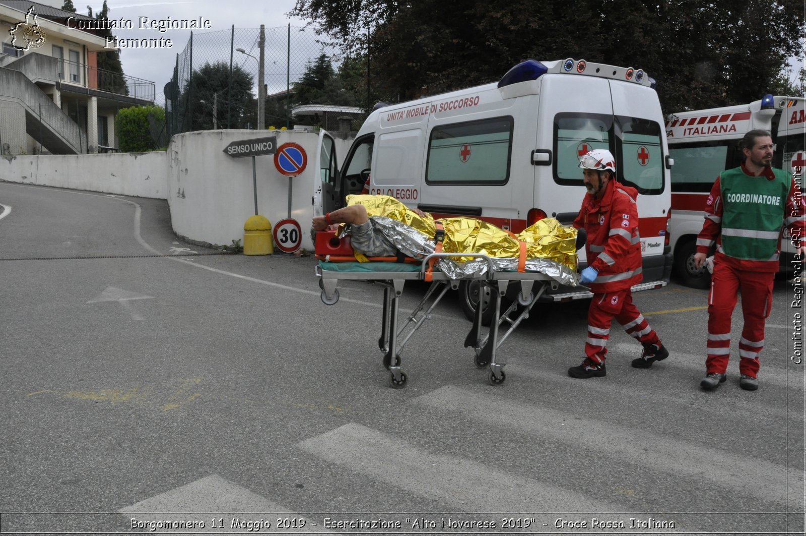 Borgomanero 11 Maggio 2019 - Esercitazione "Alto Novarese 2019" - Croce Rossa Italiana - Comitato Regionale del Piemonte