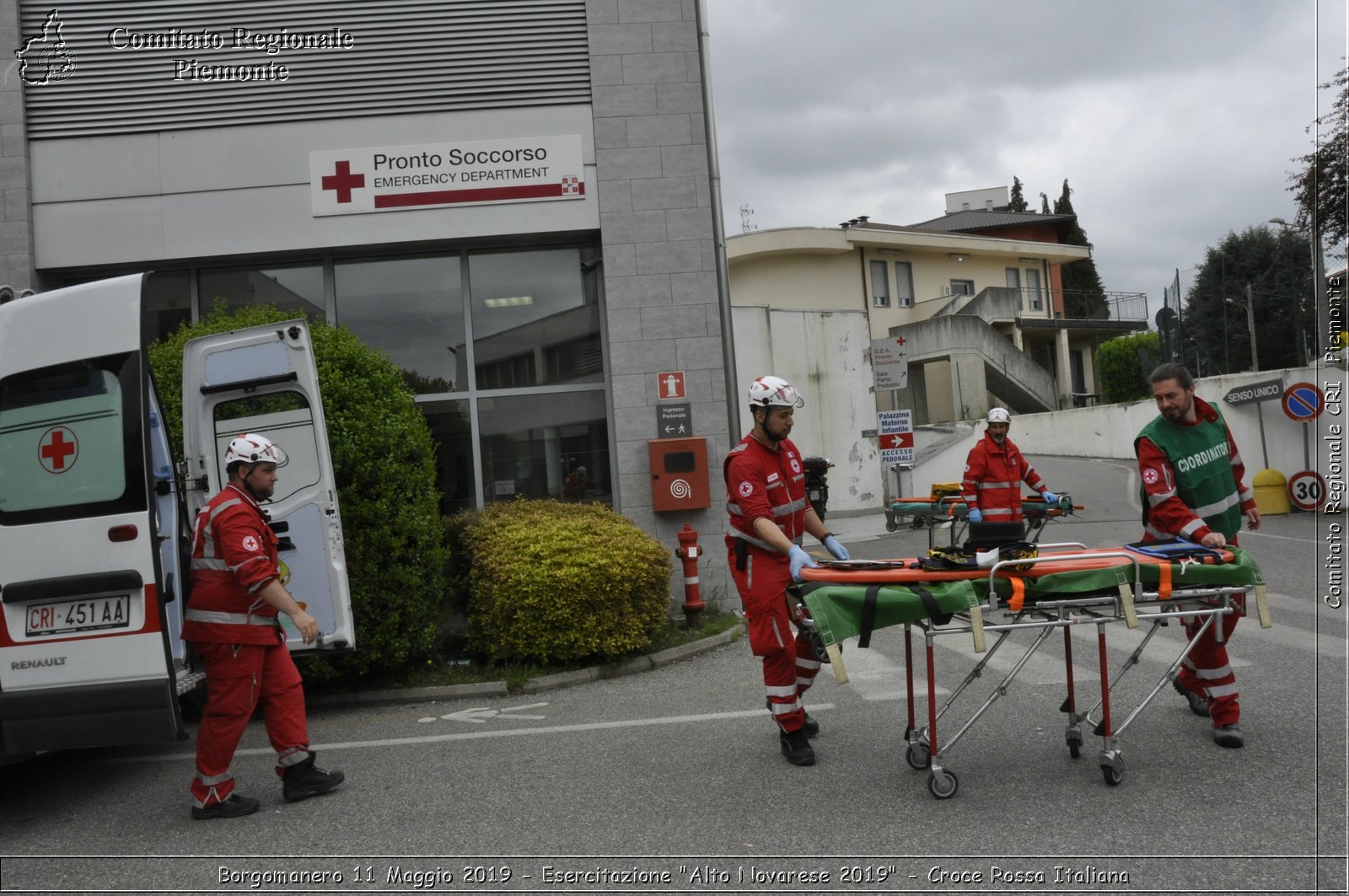 Borgomanero 11 Maggio 2019 - Esercitazione "Alto Novarese 2019" - Croce Rossa Italiana - Comitato Regionale del Piemonte