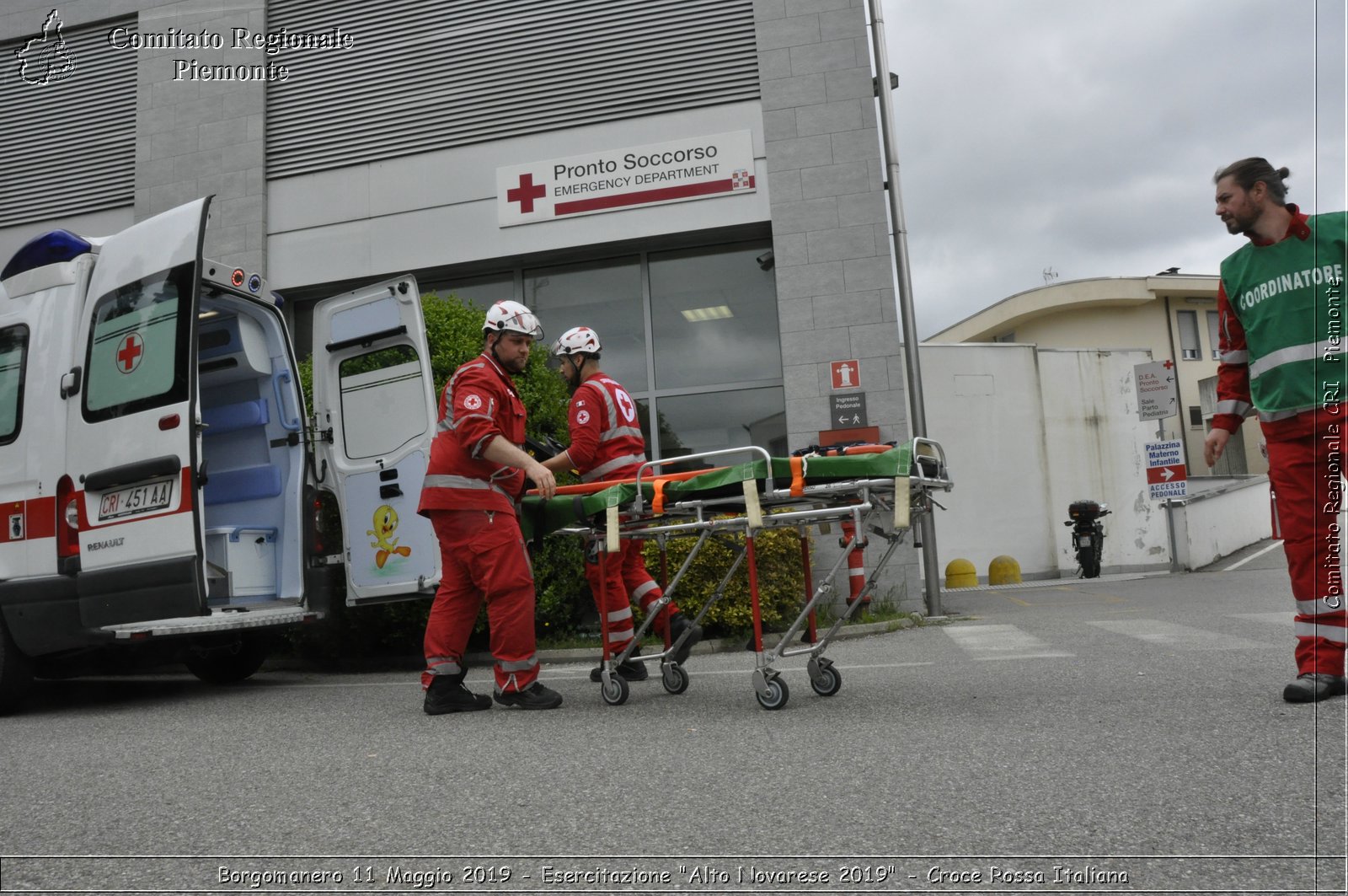 Borgomanero 11 Maggio 2019 - Esercitazione "Alto Novarese 2019" - Croce Rossa Italiana - Comitato Regionale del Piemonte