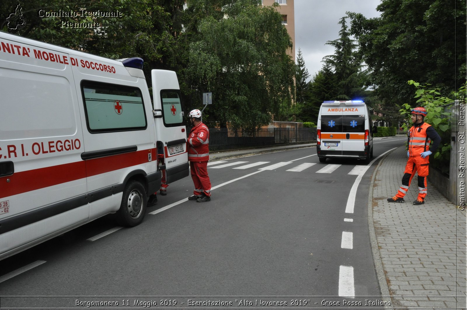 Borgomanero 11 Maggio 2019 - Esercitazione "Alto Novarese 2019" - Croce Rossa Italiana - Comitato Regionale del Piemonte