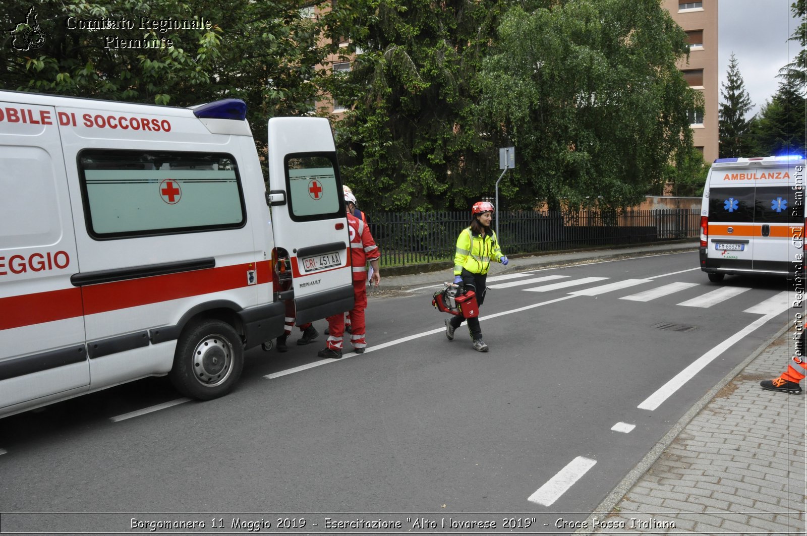 Borgomanero 11 Maggio 2019 - Esercitazione "Alto Novarese 2019" - Croce Rossa Italiana - Comitato Regionale del Piemonte