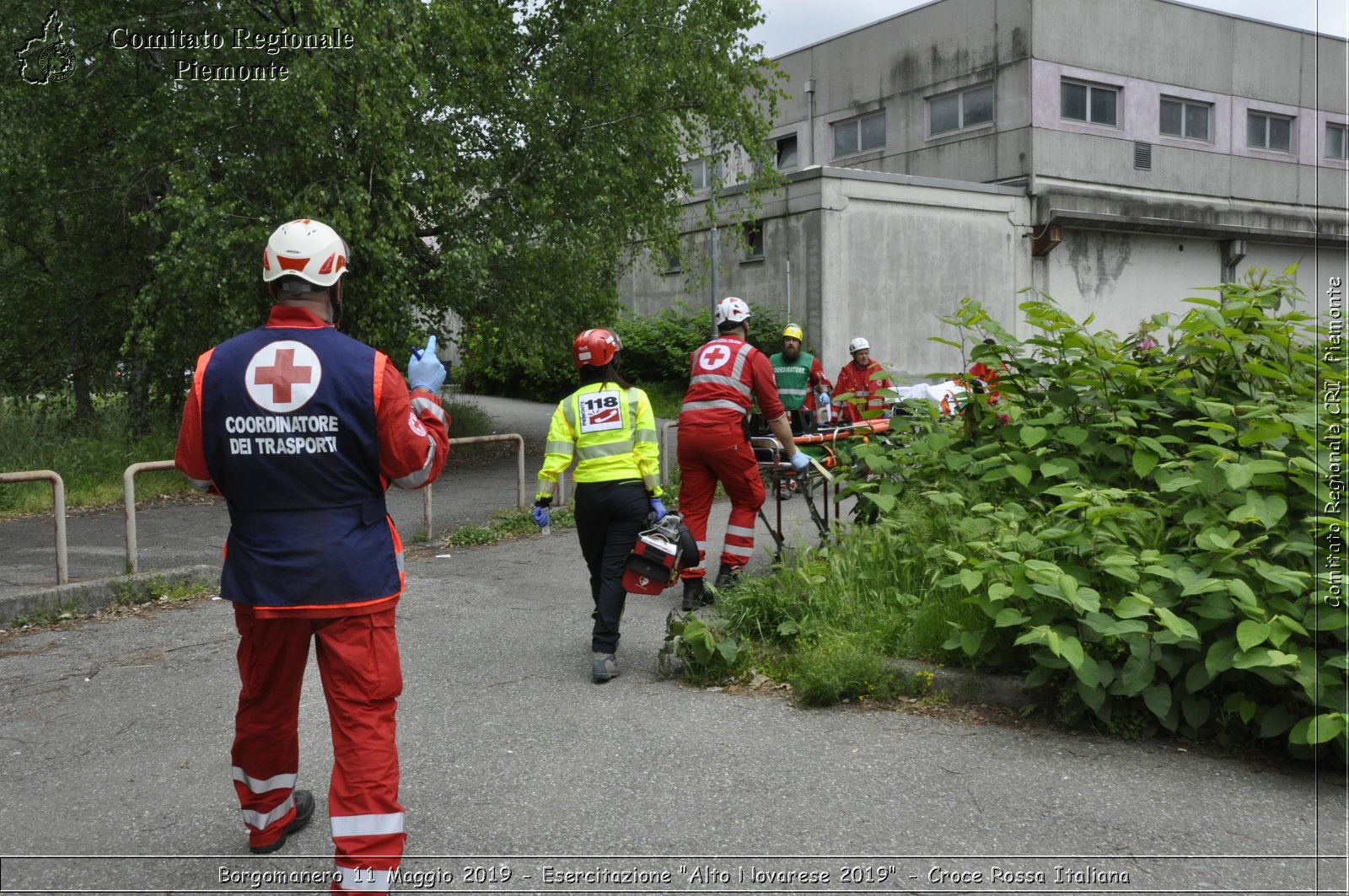 Borgomanero 11 Maggio 2019 - Esercitazione "Alto Novarese 2019" - Croce Rossa Italiana - Comitato Regionale del Piemonte