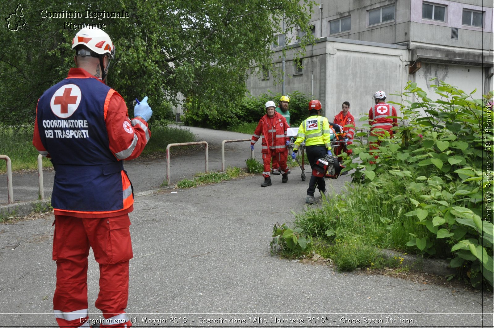 Borgomanero 11 Maggio 2019 - Esercitazione "Alto Novarese 2019" - Croce Rossa Italiana - Comitato Regionale del Piemonte