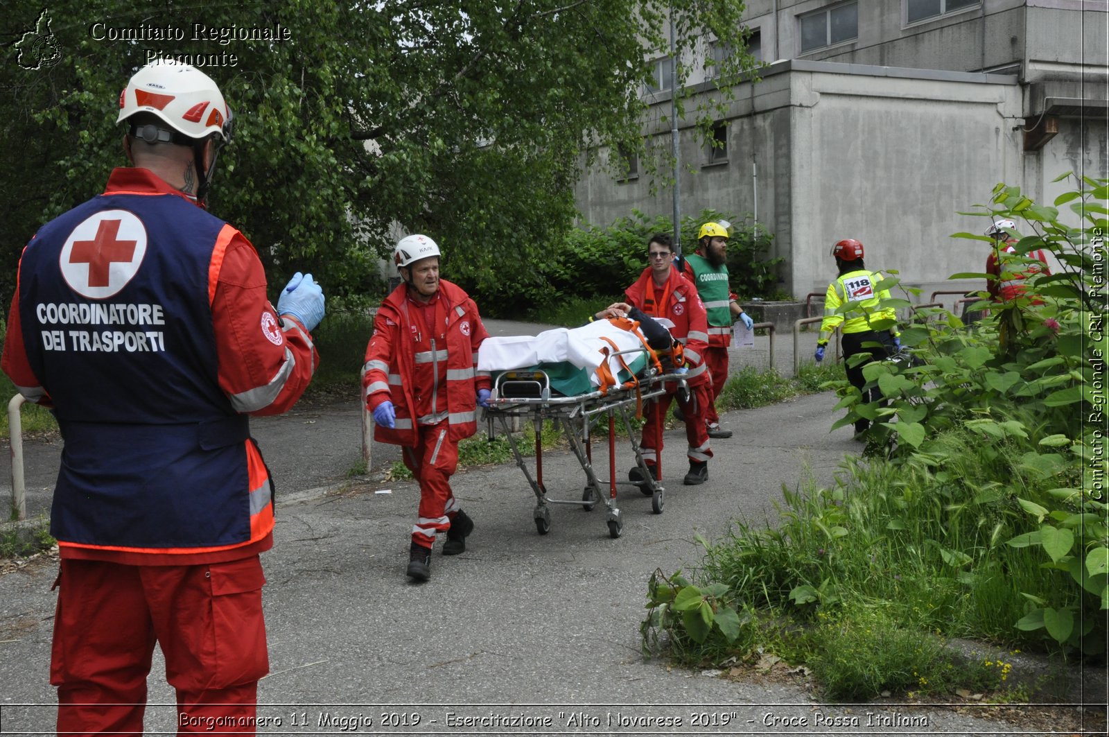 Borgomanero 11 Maggio 2019 - Esercitazione "Alto Novarese 2019" - Croce Rossa Italiana - Comitato Regionale del Piemonte