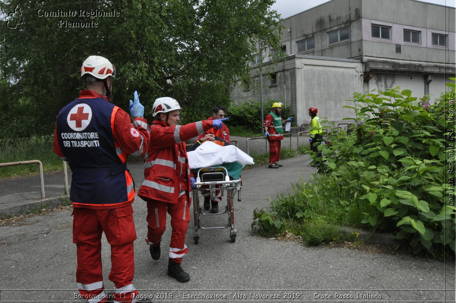 Borgomanero 11 Maggio 2019 - Esercitazione "Alto Novarese 2019" - Croce Rossa Italiana - Comitato Regionale del Piemonte