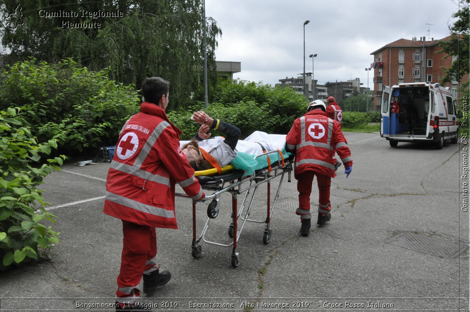 Borgomanero 11 Maggio 2019 - Esercitazione "Alto Novarese 2019" - Croce Rossa Italiana - Comitato Regionale del Piemonte