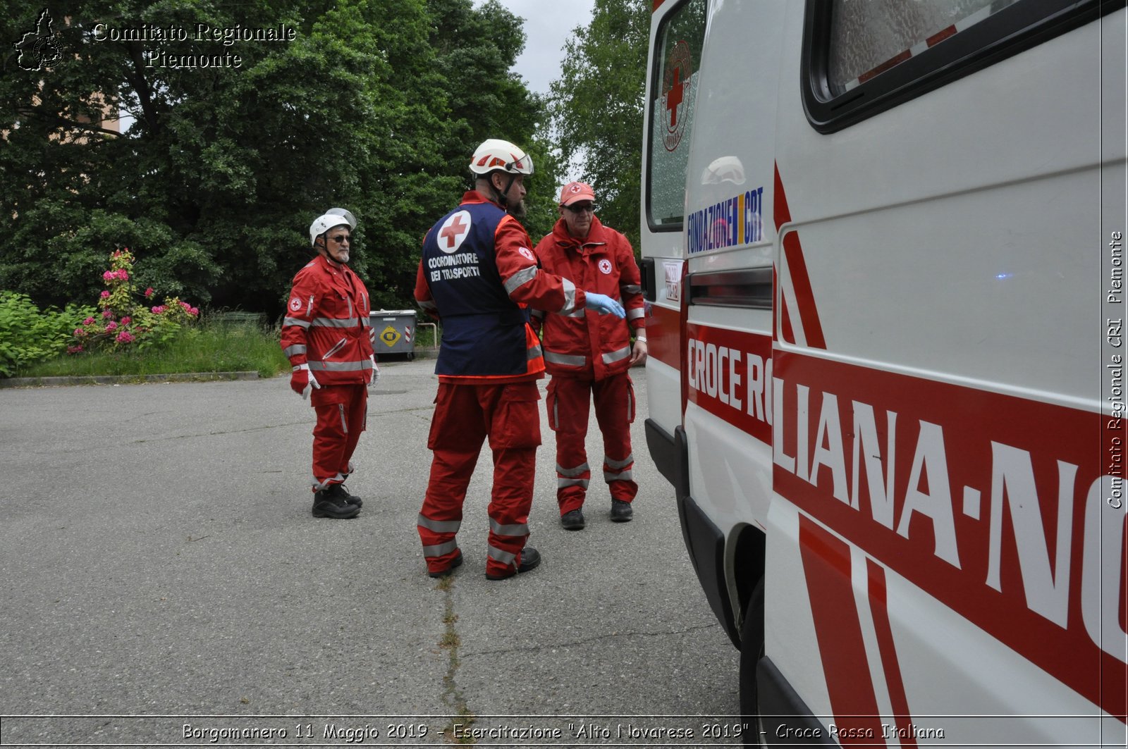 Borgomanero 11 Maggio 2019 - Esercitazione "Alto Novarese 2019" - Croce Rossa Italiana - Comitato Regionale del Piemonte