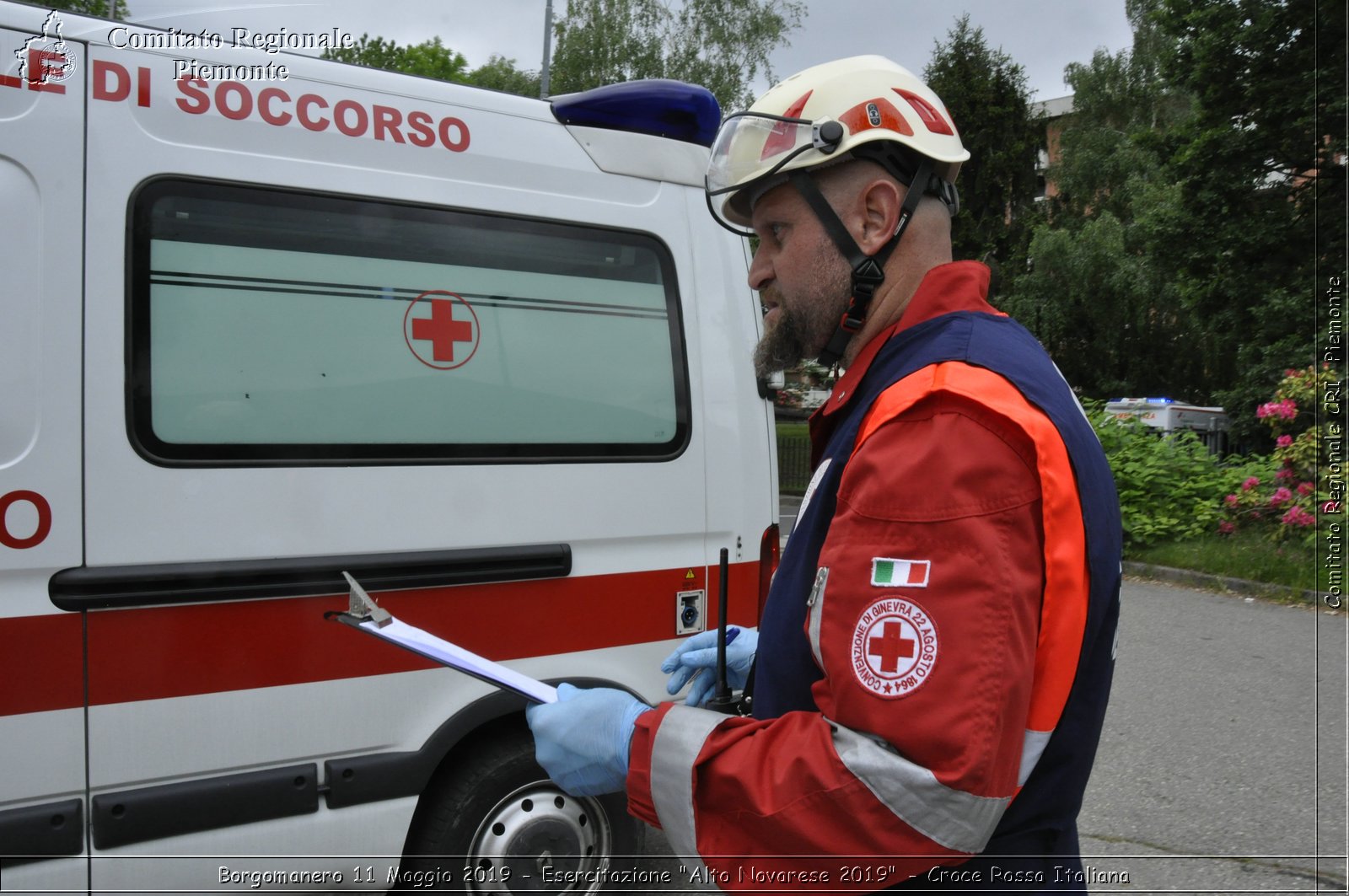 Borgomanero 11 Maggio 2019 - Esercitazione "Alto Novarese 2019" - Croce Rossa Italiana - Comitato Regionale del Piemonte