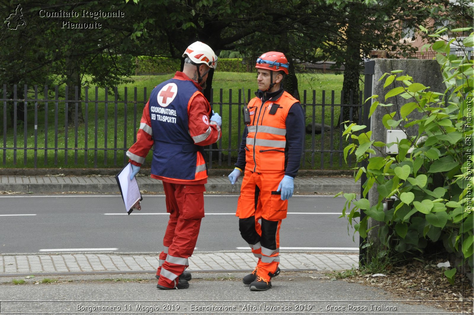 Borgomanero 11 Maggio 2019 - Esercitazione "Alto Novarese 2019" - Croce Rossa Italiana - Comitato Regionale del Piemonte