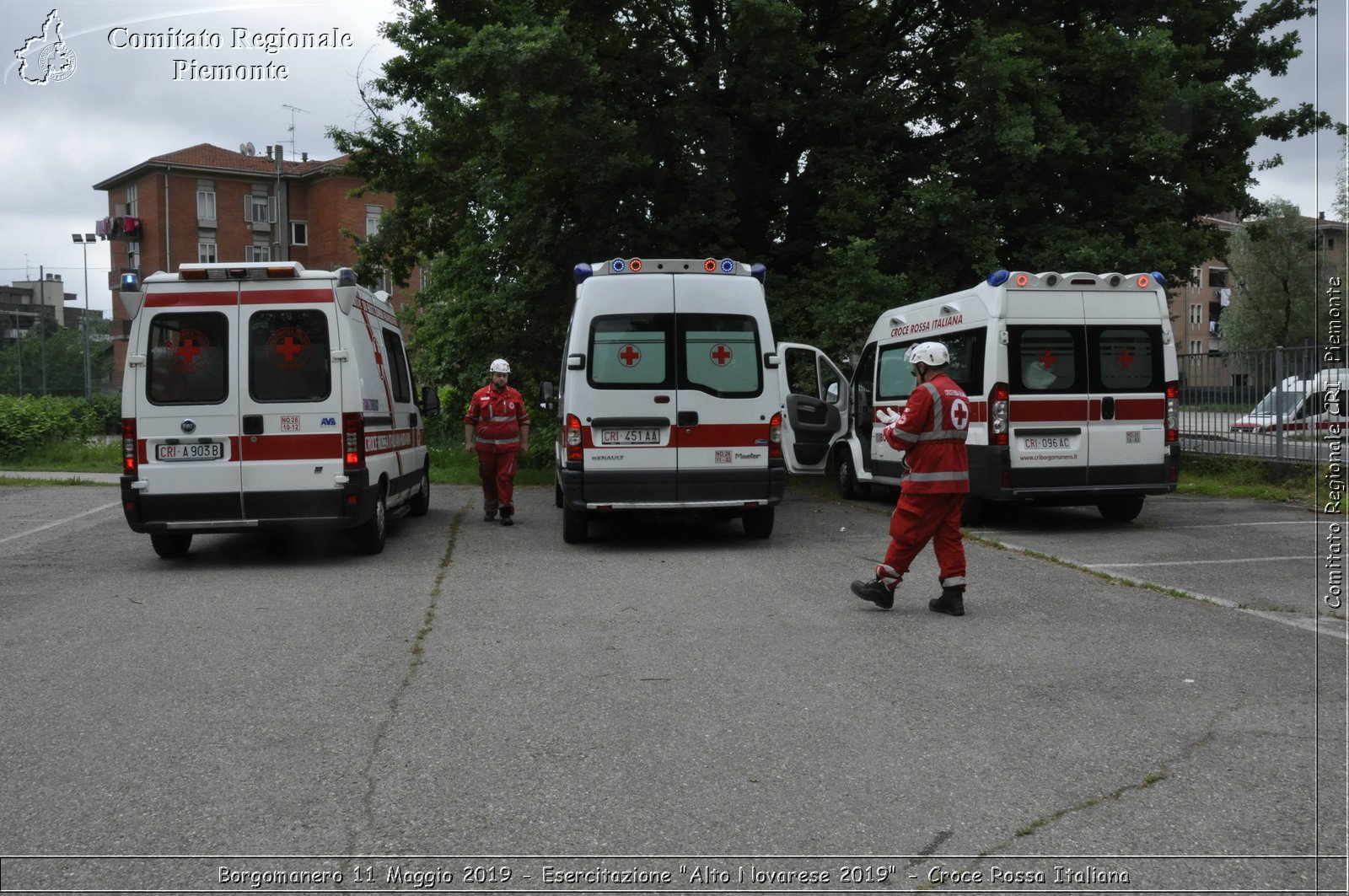 Borgomanero 11 Maggio 2019 - Esercitazione "Alto Novarese 2019" - Croce Rossa Italiana - Comitato Regionale del Piemonte