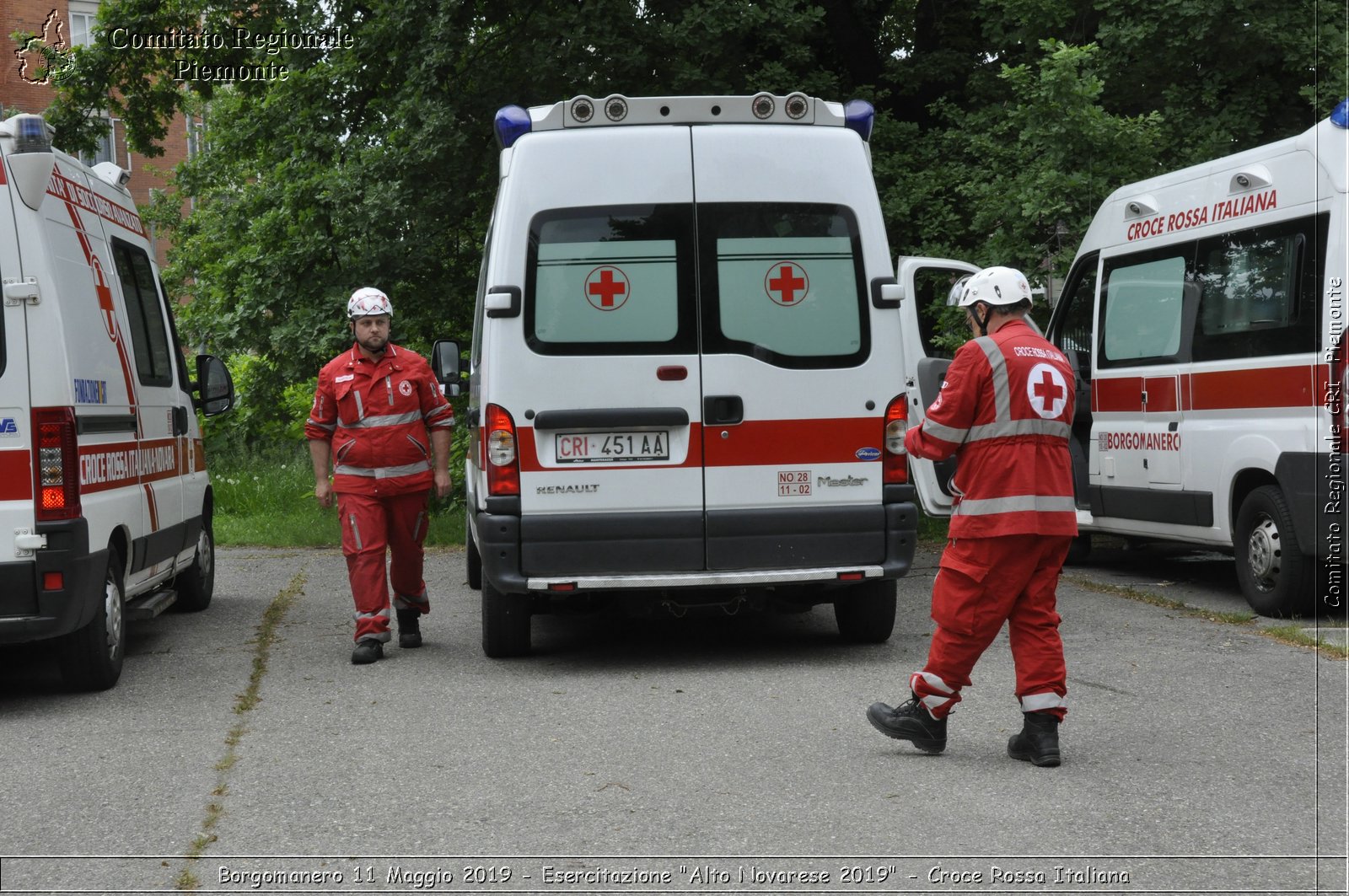 Borgomanero 11 Maggio 2019 - Esercitazione "Alto Novarese 2019" - Croce Rossa Italiana - Comitato Regionale del Piemonte