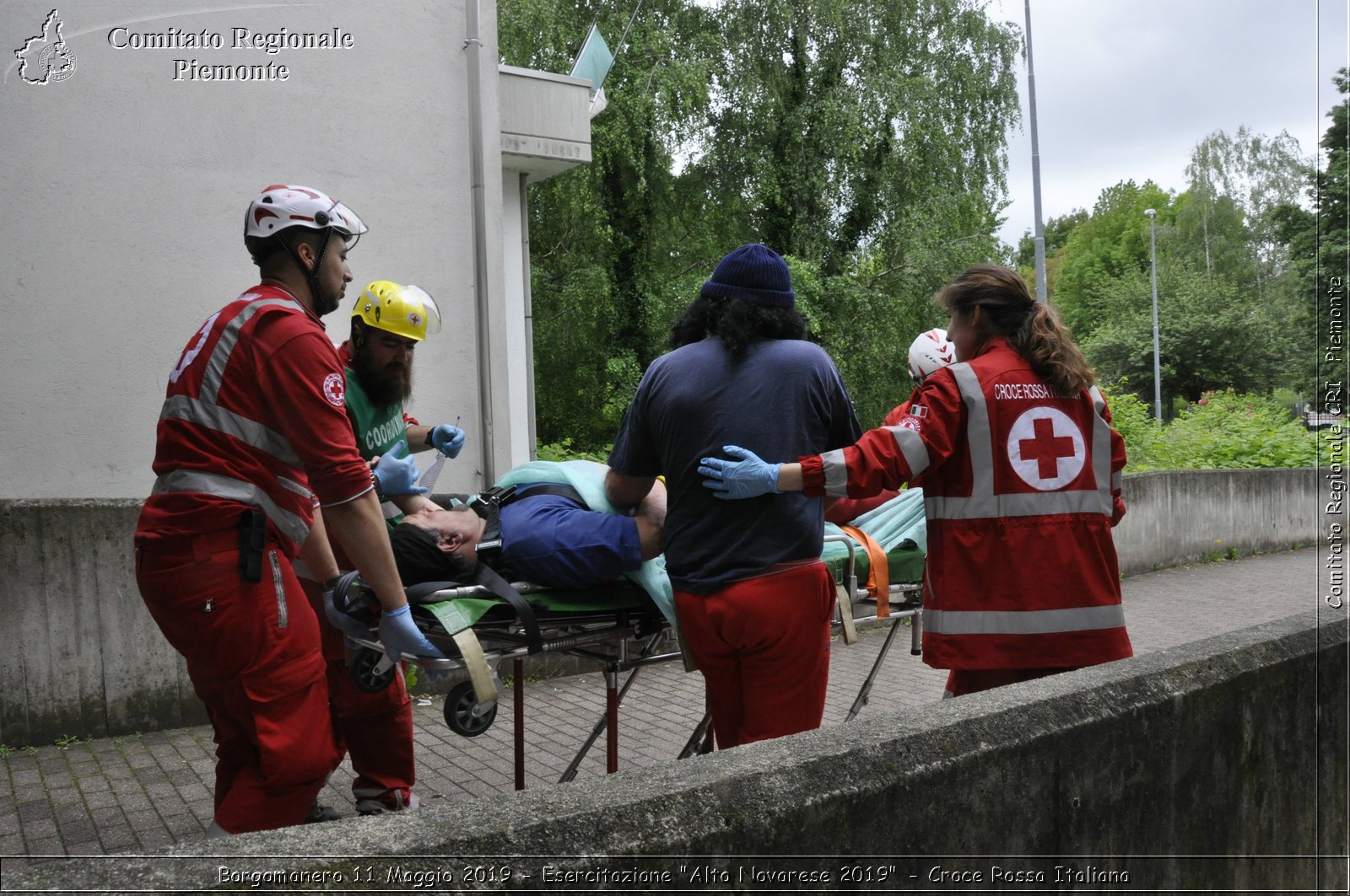 Borgomanero 11 Maggio 2019 - Esercitazione "Alto Novarese 2019" - Croce Rossa Italiana - Comitato Regionale del Piemonte