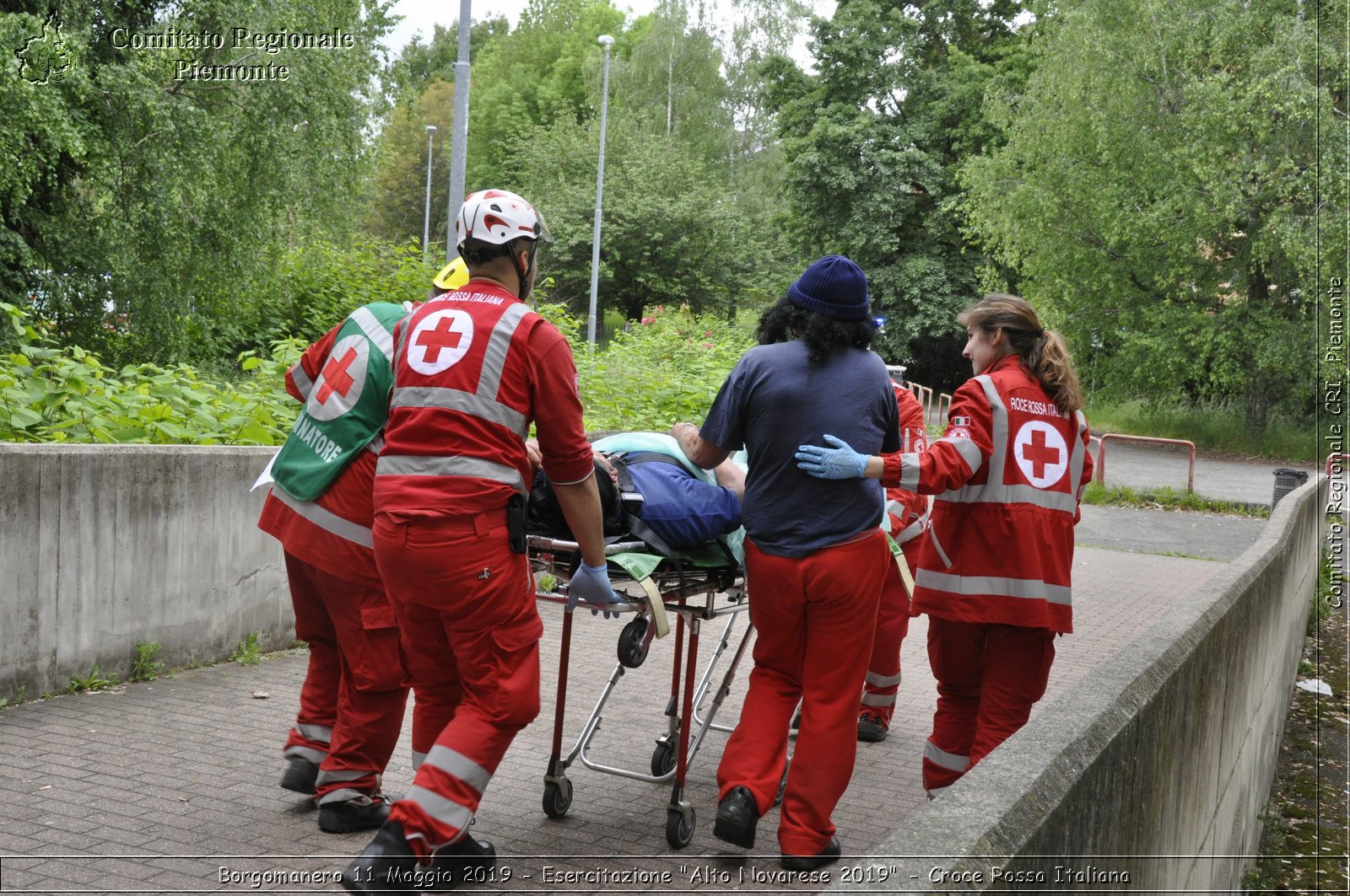 Borgomanero 11 Maggio 2019 - Esercitazione "Alto Novarese 2019" - Croce Rossa Italiana - Comitato Regionale del Piemonte