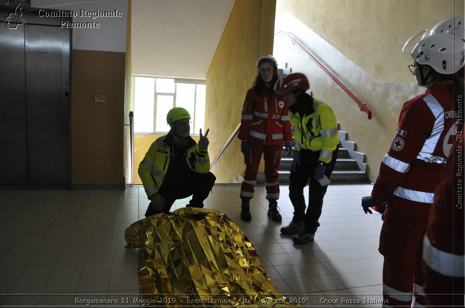 Borgomanero 11 Maggio 2019 - Esercitazione "Alto Novarese 2019" - Croce Rossa Italiana - Comitato Regionale del Piemonte