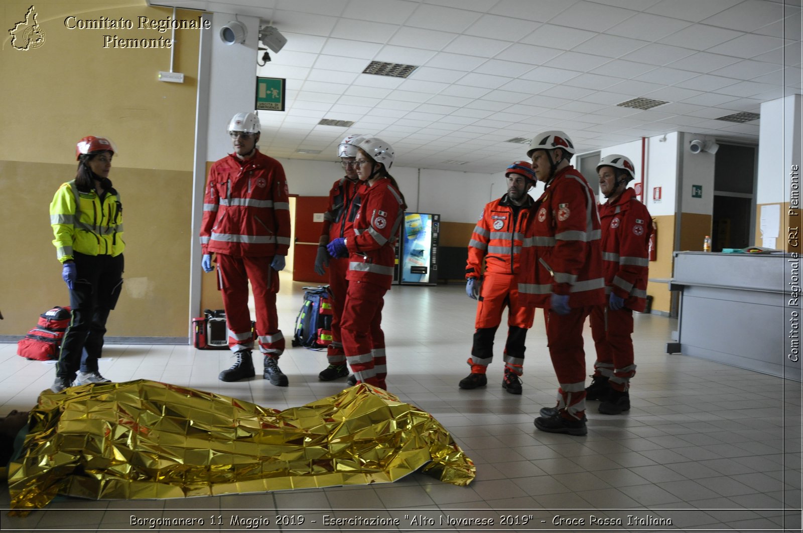 Borgomanero 11 Maggio 2019 - Esercitazione "Alto Novarese 2019" - Croce Rossa Italiana - Comitato Regionale del Piemonte