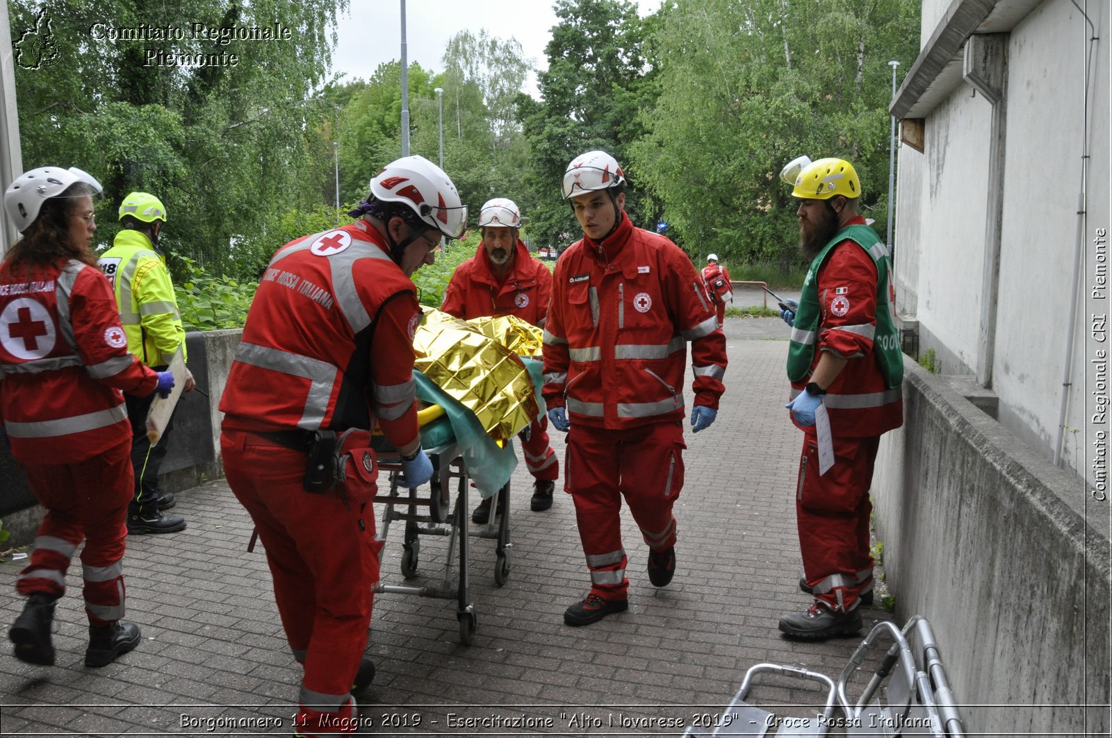 Borgomanero 11 Maggio 2019 - Esercitazione "Alto Novarese 2019" - Croce Rossa Italiana - Comitato Regionale del Piemonte