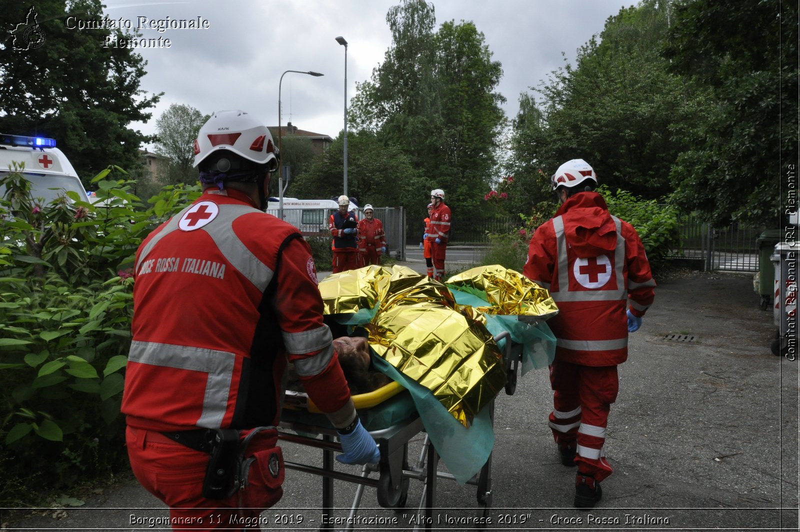 Borgomanero 11 Maggio 2019 - Esercitazione "Alto Novarese 2019" - Croce Rossa Italiana - Comitato Regionale del Piemonte