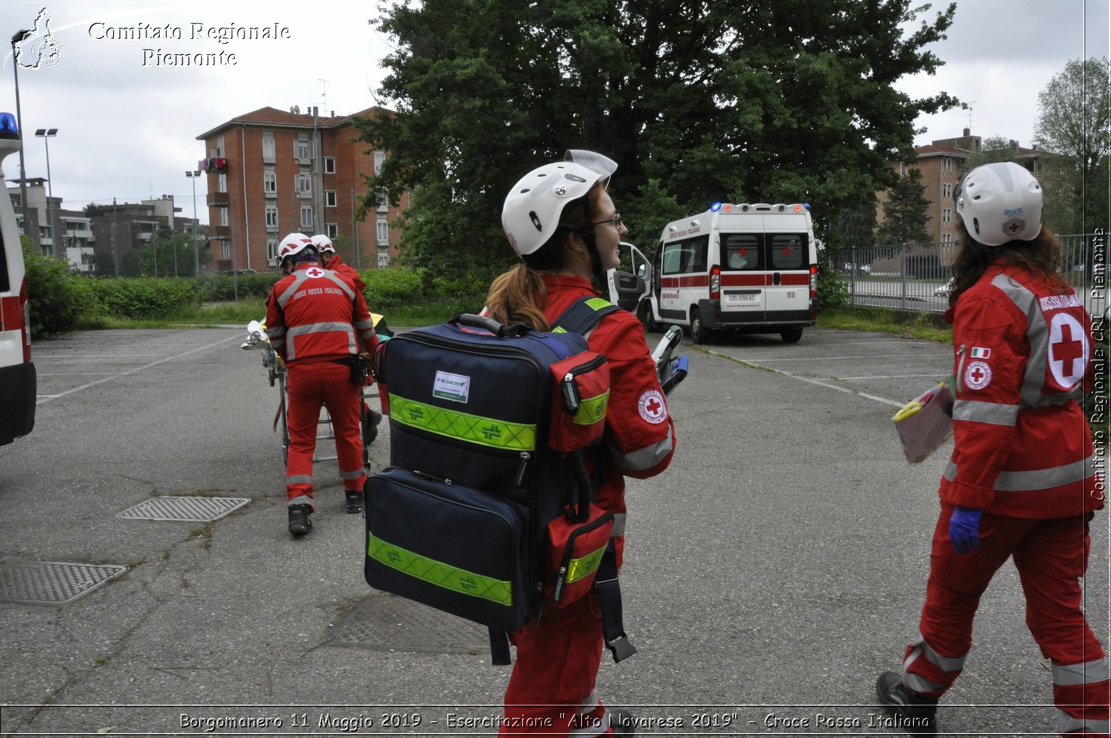 Borgomanero 11 Maggio 2019 - Esercitazione "Alto Novarese 2019" - Croce Rossa Italiana - Comitato Regionale del Piemonte