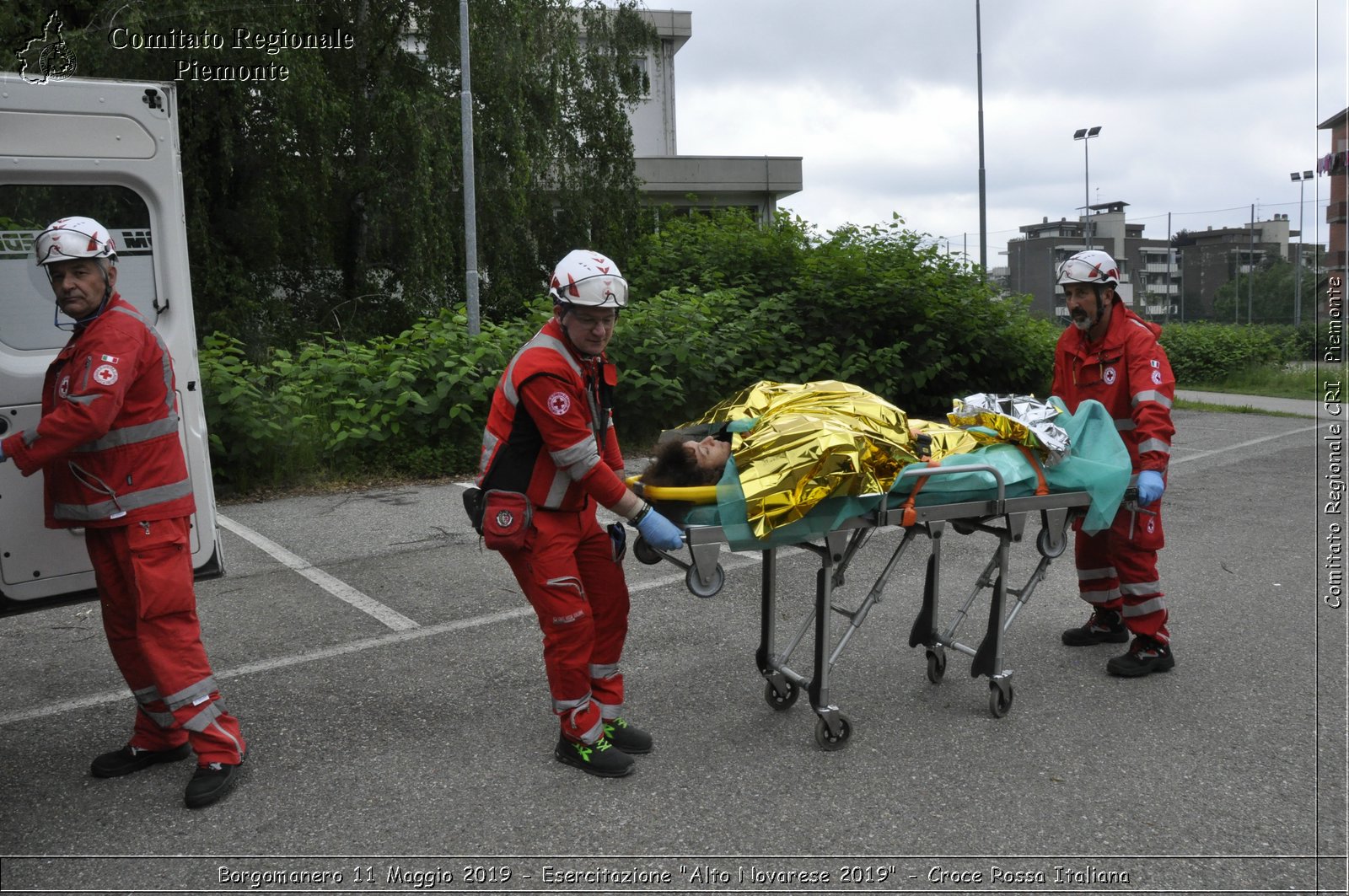 Borgomanero 11 Maggio 2019 - Esercitazione "Alto Novarese 2019" - Croce Rossa Italiana - Comitato Regionale del Piemonte