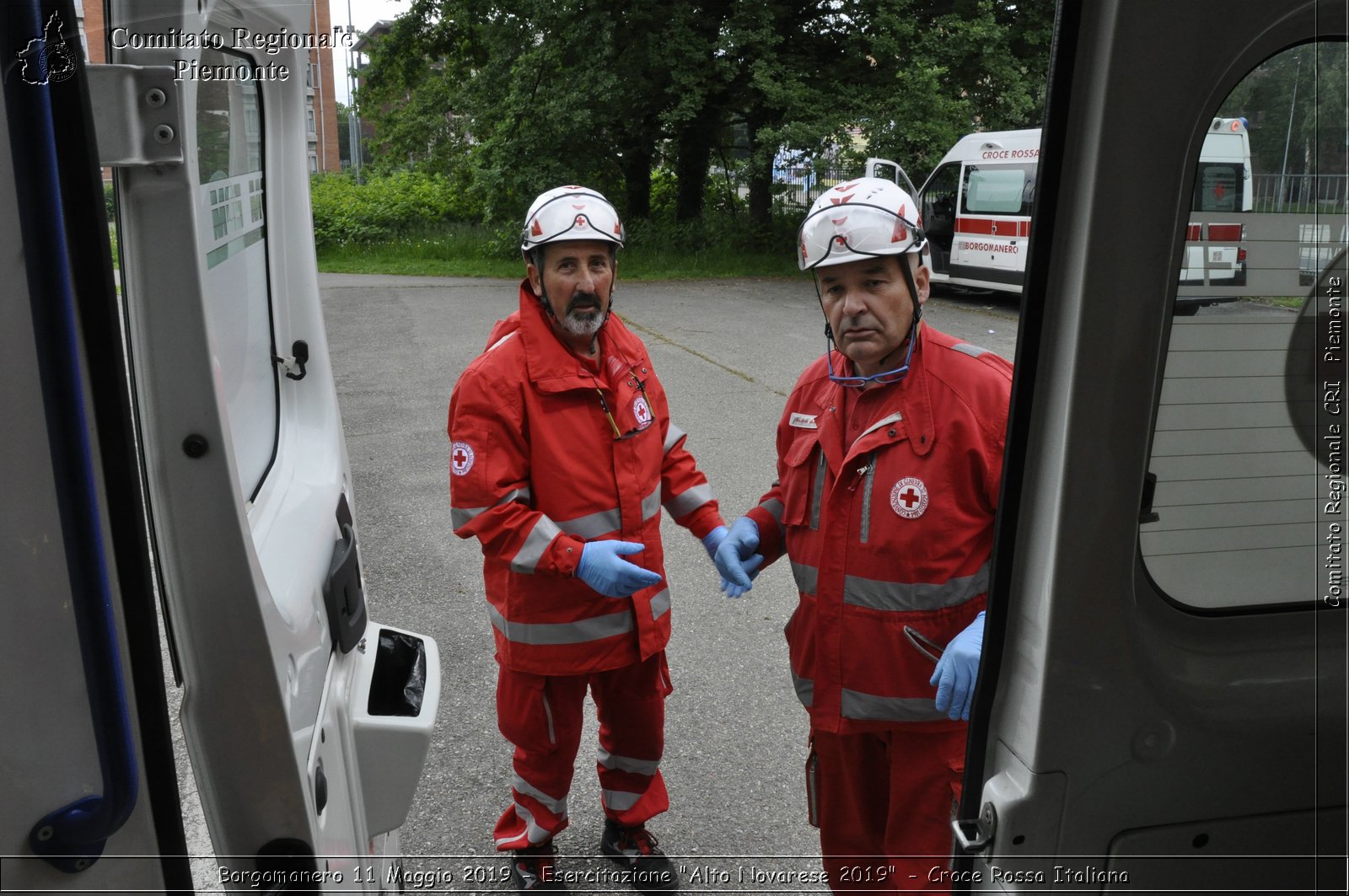 Borgomanero 11 Maggio 2019 - Esercitazione "Alto Novarese 2019" - Croce Rossa Italiana - Comitato Regionale del Piemonte