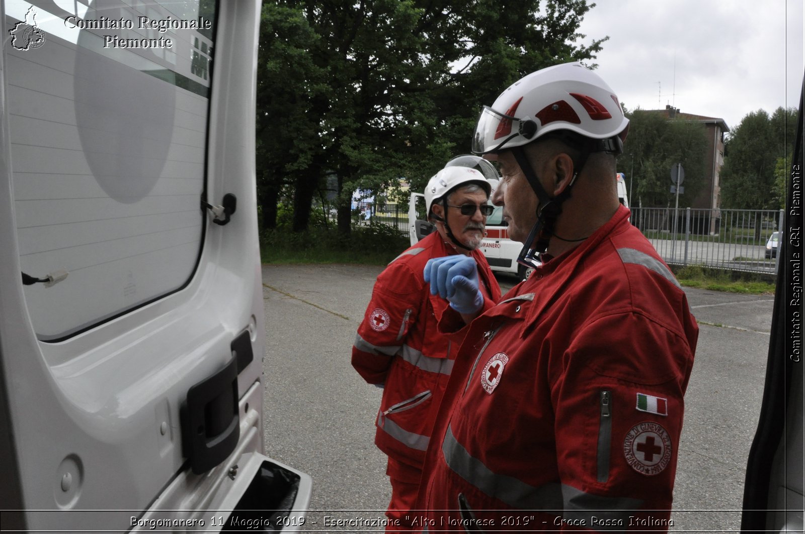 Borgomanero 11 Maggio 2019 - Esercitazione "Alto Novarese 2019" - Croce Rossa Italiana - Comitato Regionale del Piemonte