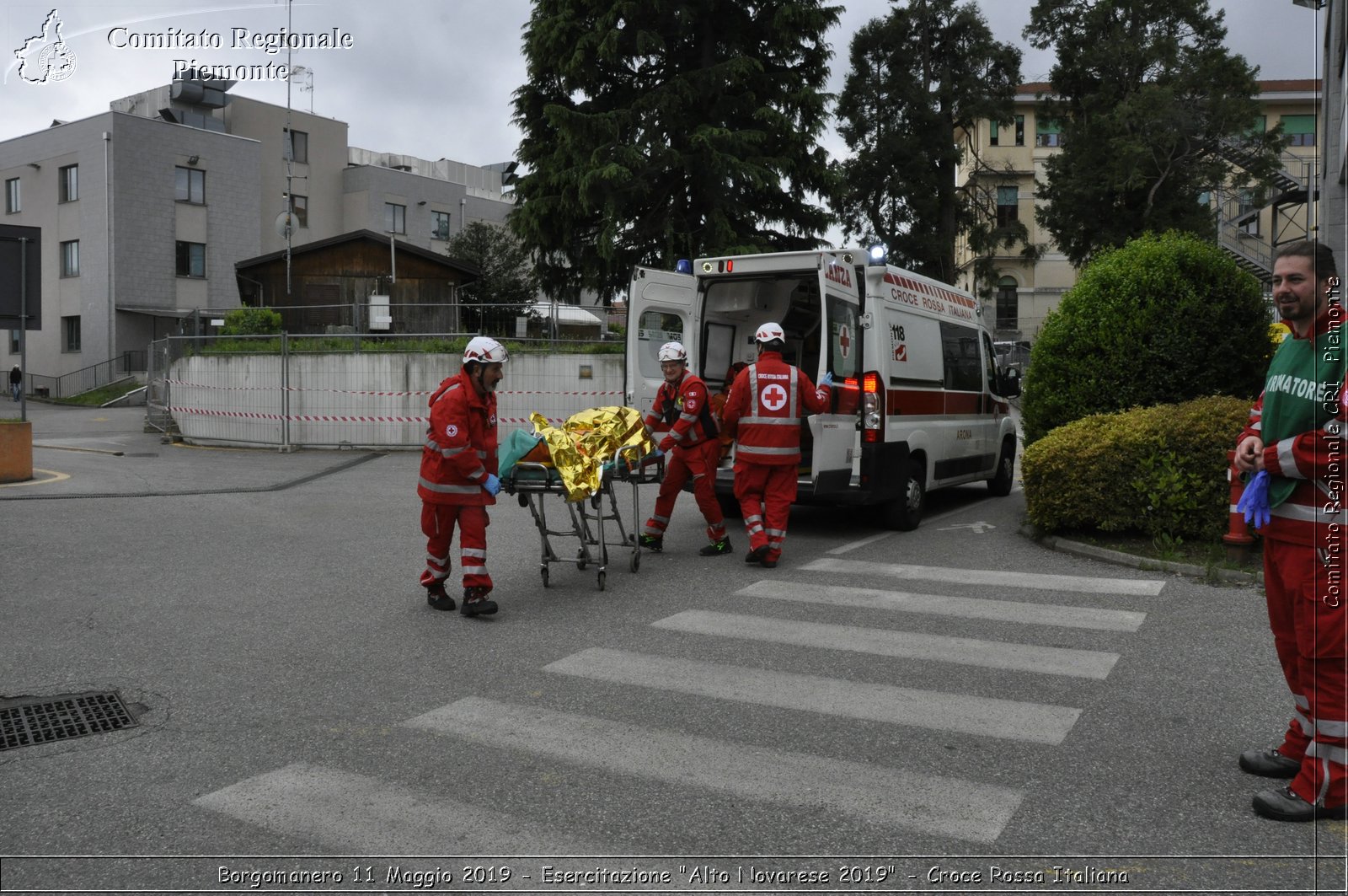 Borgomanero 11 Maggio 2019 - Esercitazione "Alto Novarese 2019" - Croce Rossa Italiana - Comitato Regionale del Piemonte