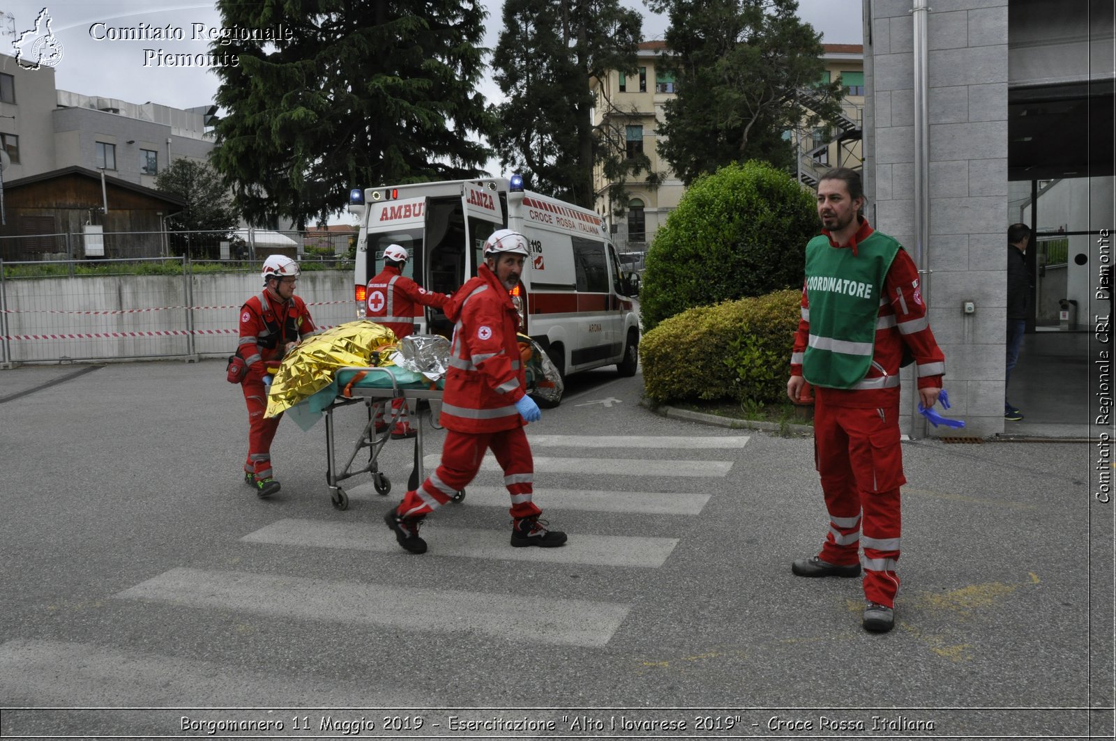 Borgomanero 11 Maggio 2019 - Esercitazione "Alto Novarese 2019" - Croce Rossa Italiana - Comitato Regionale del Piemonte