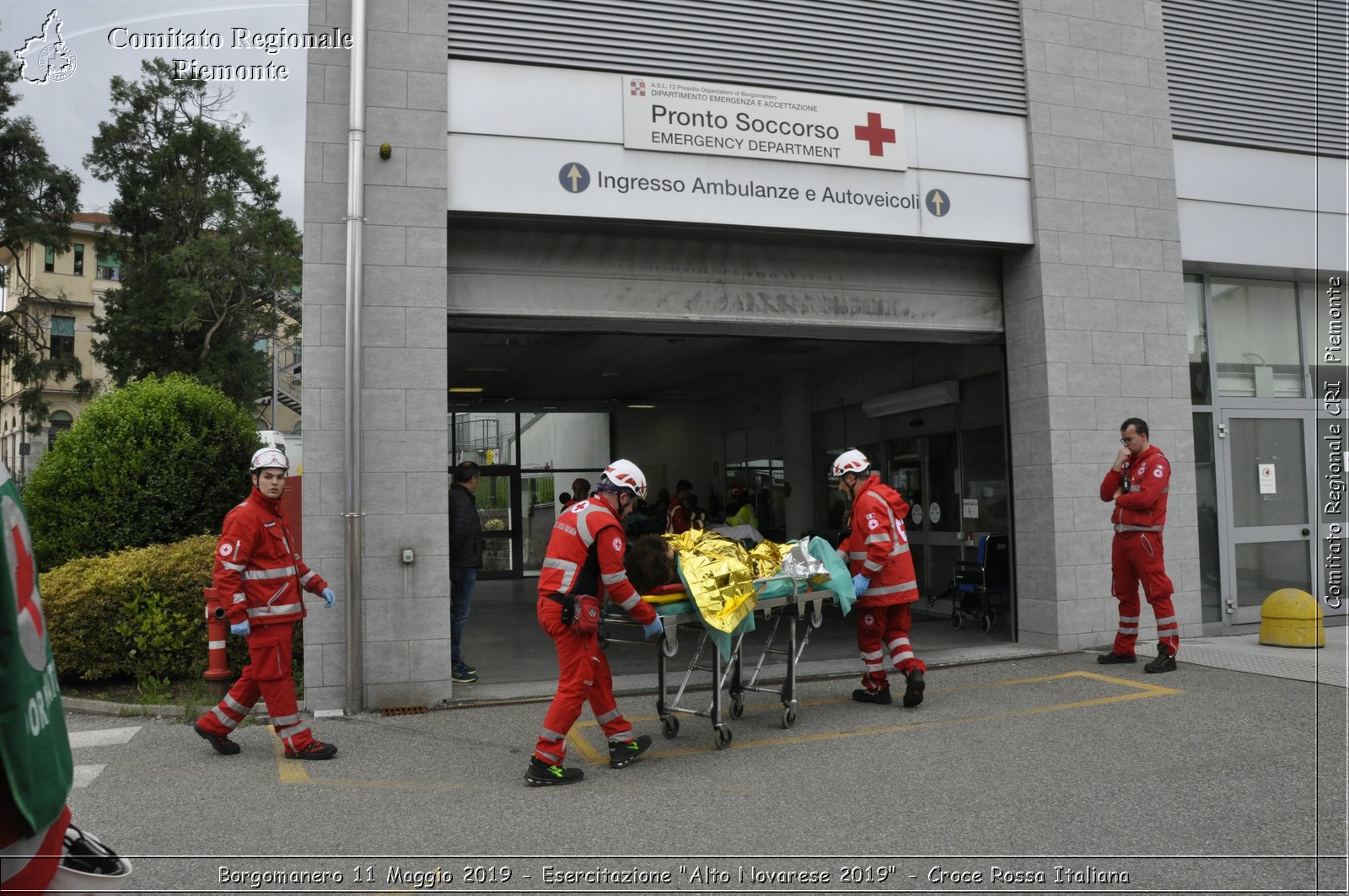 Borgomanero 11 Maggio 2019 - Esercitazione "Alto Novarese 2019" - Croce Rossa Italiana - Comitato Regionale del Piemonte