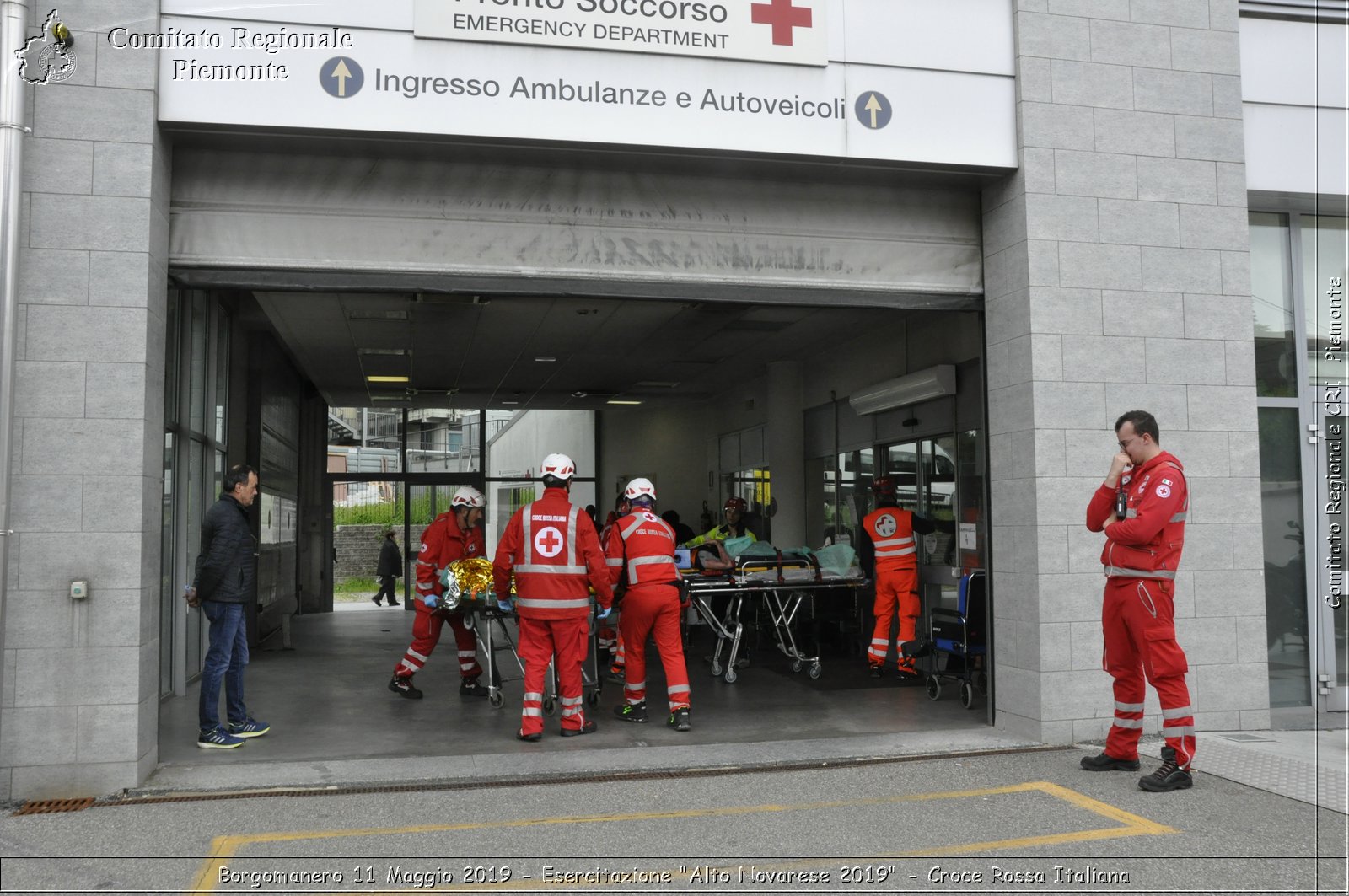 Borgomanero 11 Maggio 2019 - Esercitazione "Alto Novarese 2019" - Croce Rossa Italiana - Comitato Regionale del Piemonte