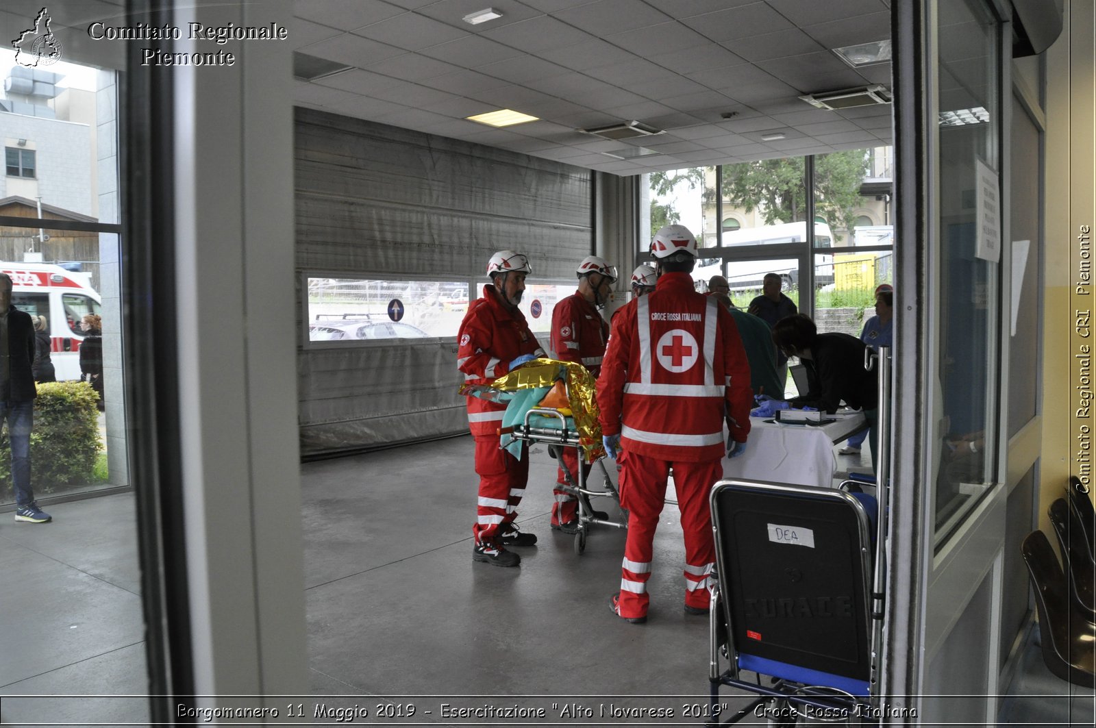 Borgomanero 11 Maggio 2019 - Esercitazione "Alto Novarese 2019" - Croce Rossa Italiana - Comitato Regionale del Piemonte