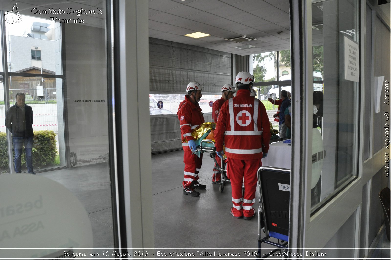 Borgomanero 11 Maggio 2019 - Esercitazione "Alto Novarese 2019" - Croce Rossa Italiana - Comitato Regionale del Piemonte