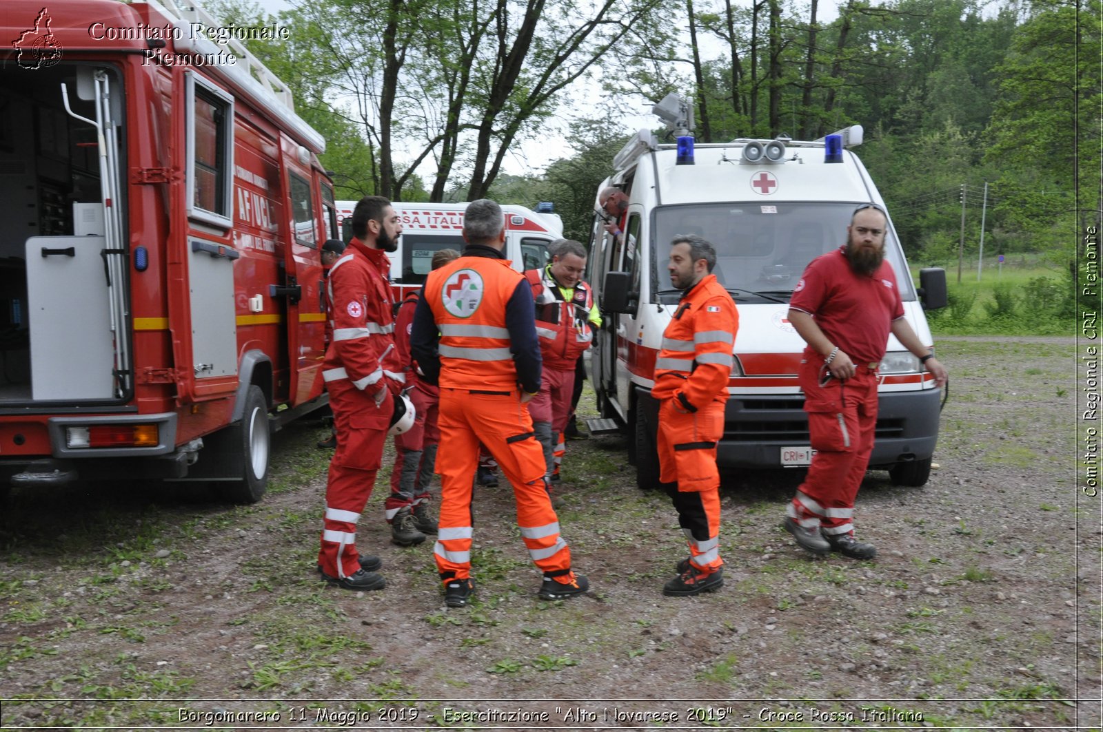 Borgomanero 11 Maggio 2019 - Esercitazione "Alto Novarese 2019" - Croce Rossa Italiana - Comitato Regionale del Piemonte