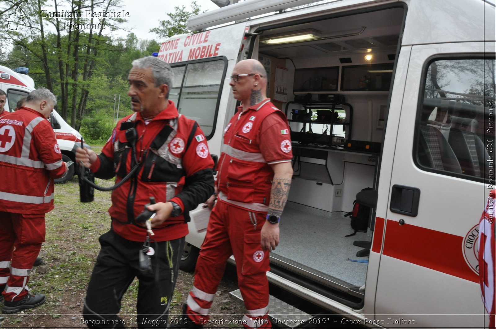 Borgomanero 11 Maggio 2019 - Esercitazione "Alto Novarese 2019" - Croce Rossa Italiana - Comitato Regionale del Piemonte