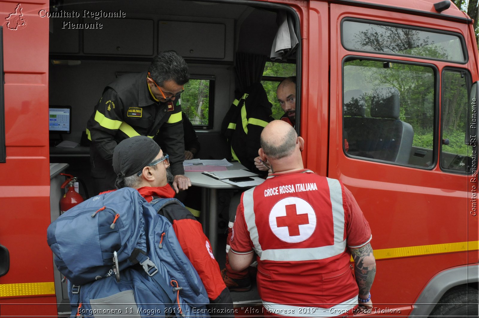 Borgomanero 11 Maggio 2019 - Esercitazione "Alto Novarese 2019" - Croce Rossa Italiana - Comitato Regionale del Piemonte