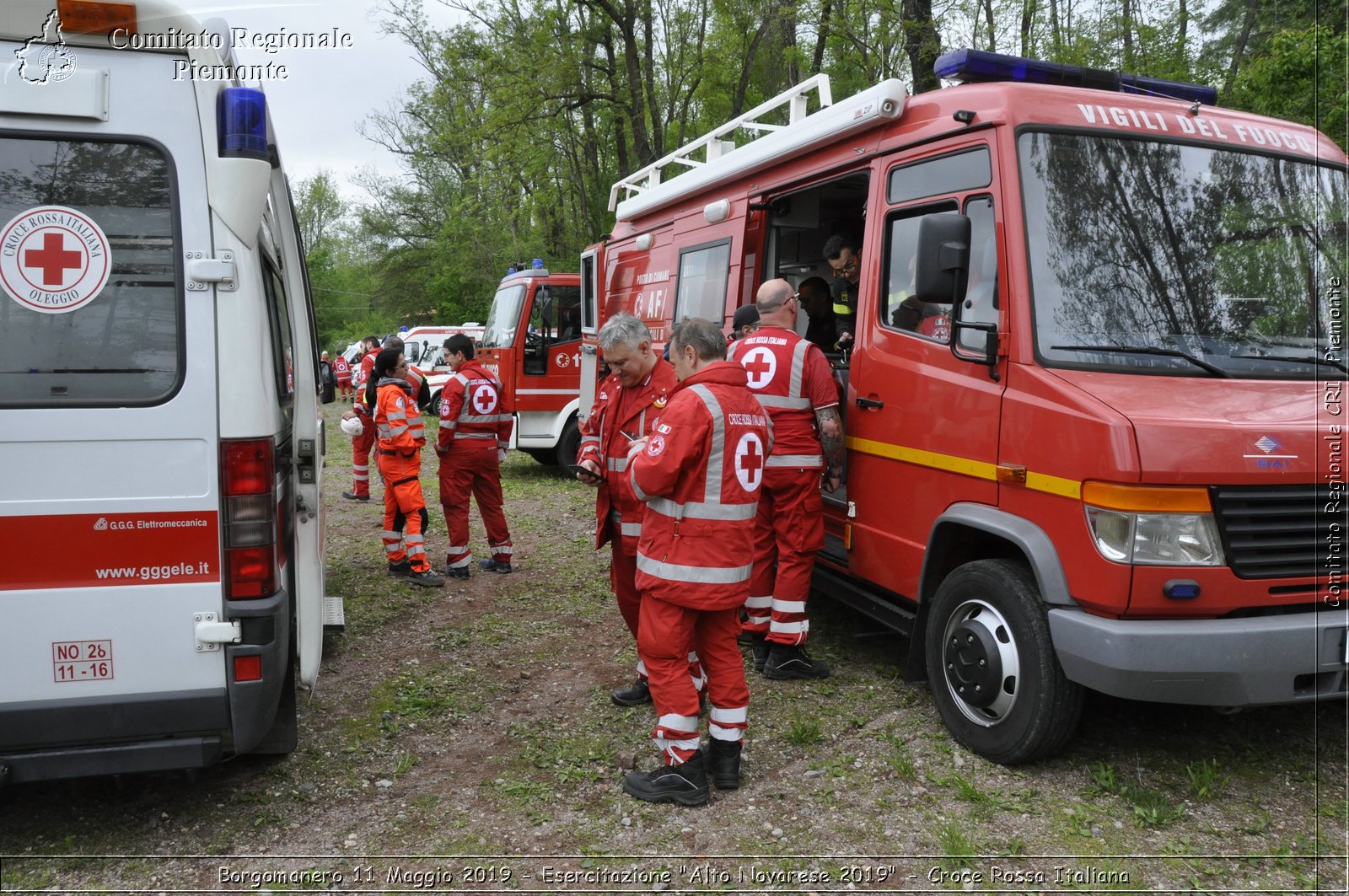 Borgomanero 11 Maggio 2019 - Esercitazione "Alto Novarese 2019" - Croce Rossa Italiana - Comitato Regionale del Piemonte