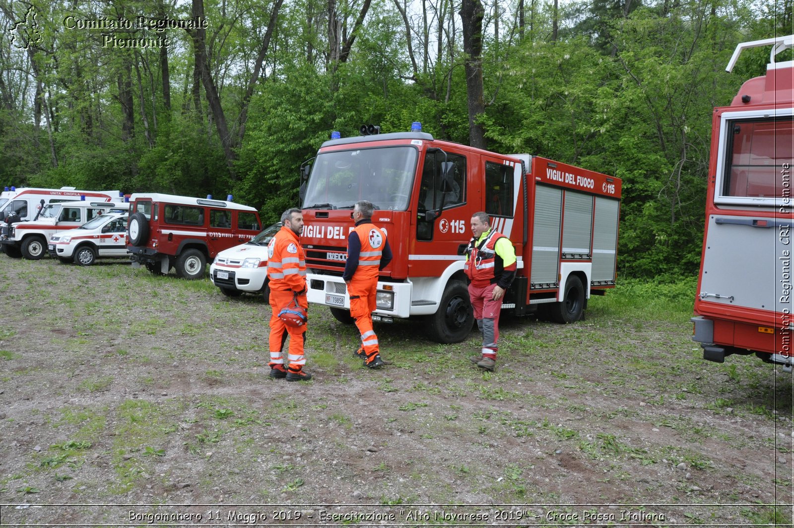 Borgomanero 11 Maggio 2019 - Esercitazione "Alto Novarese 2019" - Croce Rossa Italiana - Comitato Regionale del Piemonte