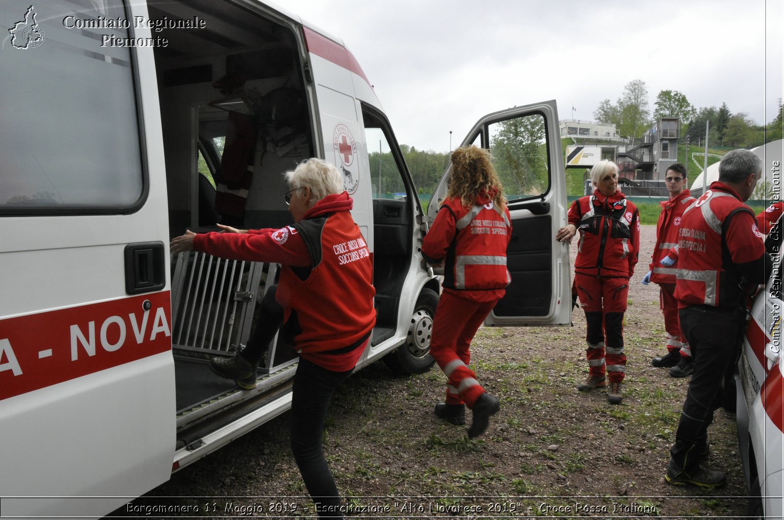 Borgomanero 11 Maggio 2019 - Esercitazione "Alto Novarese 2019" - Croce Rossa Italiana - Comitato Regionale del Piemonte