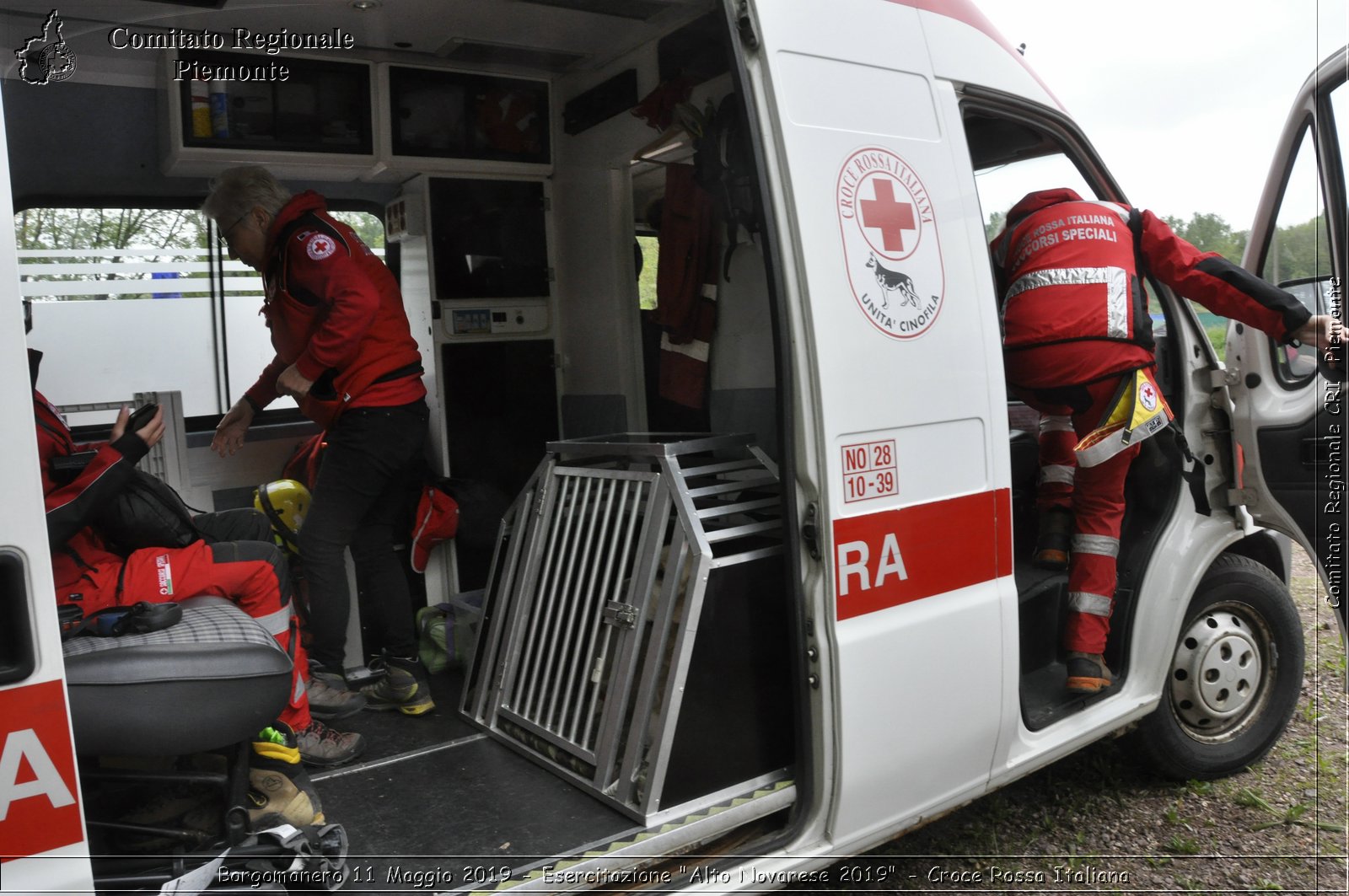 Borgomanero 11 Maggio 2019 - Esercitazione "Alto Novarese 2019" - Croce Rossa Italiana - Comitato Regionale del Piemonte