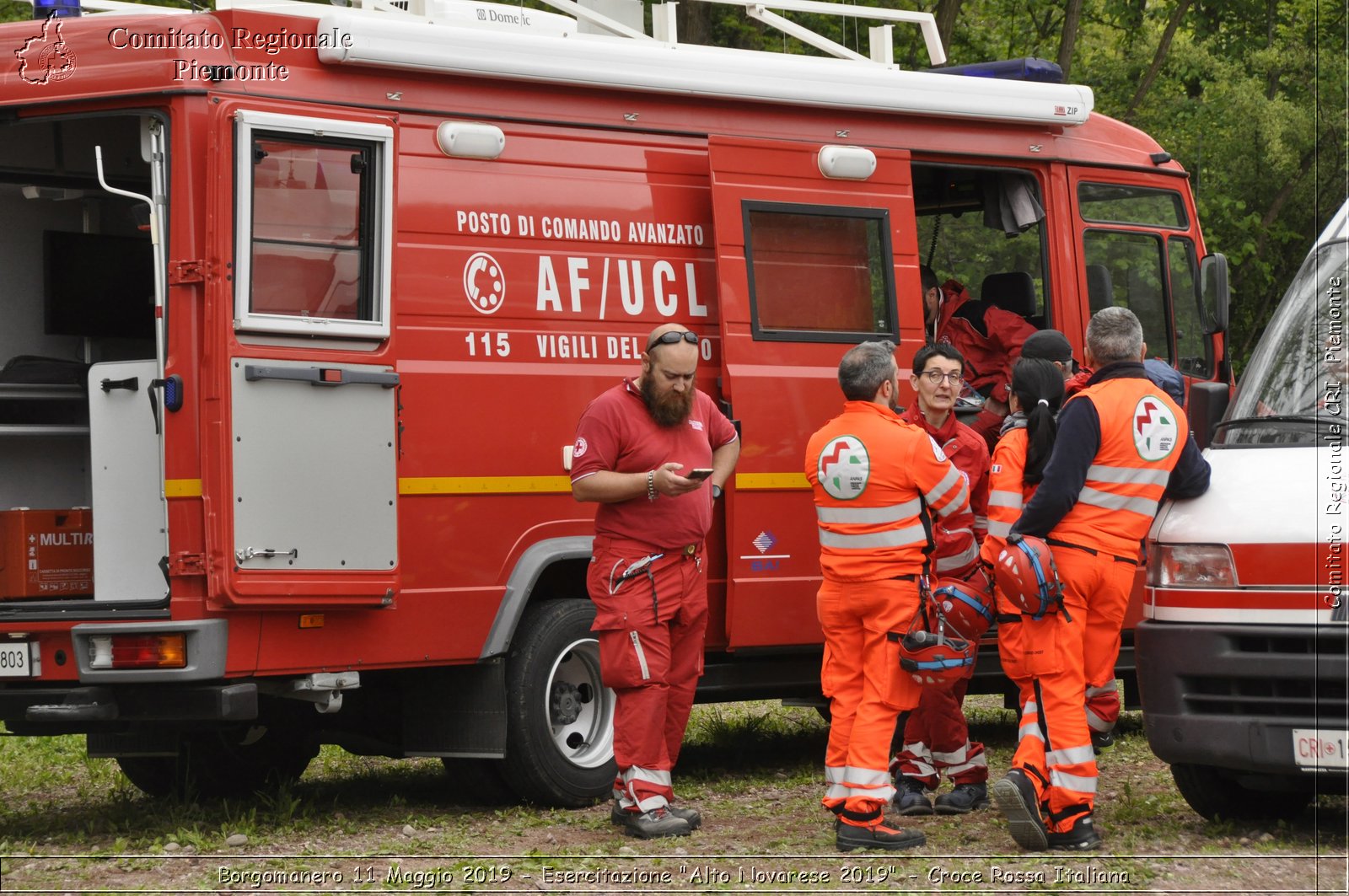 Borgomanero 11 Maggio 2019 - Esercitazione "Alto Novarese 2019" - Croce Rossa Italiana - Comitato Regionale del Piemonte