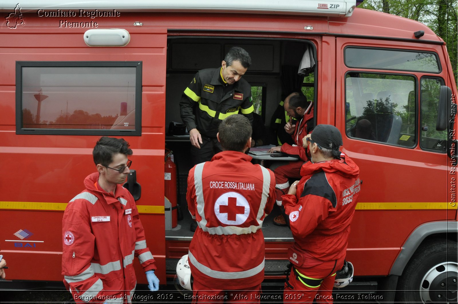 Borgomanero 11 Maggio 2019 - Esercitazione "Alto Novarese 2019" - Croce Rossa Italiana - Comitato Regionale del Piemonte