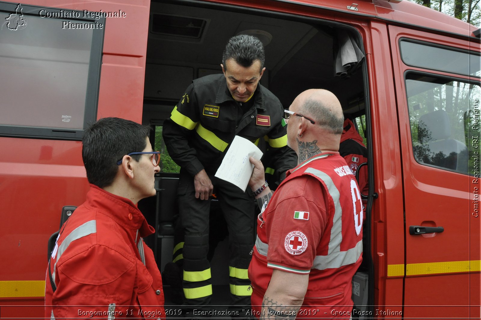 Borgomanero 11 Maggio 2019 - Esercitazione "Alto Novarese 2019" - Croce Rossa Italiana - Comitato Regionale del Piemonte