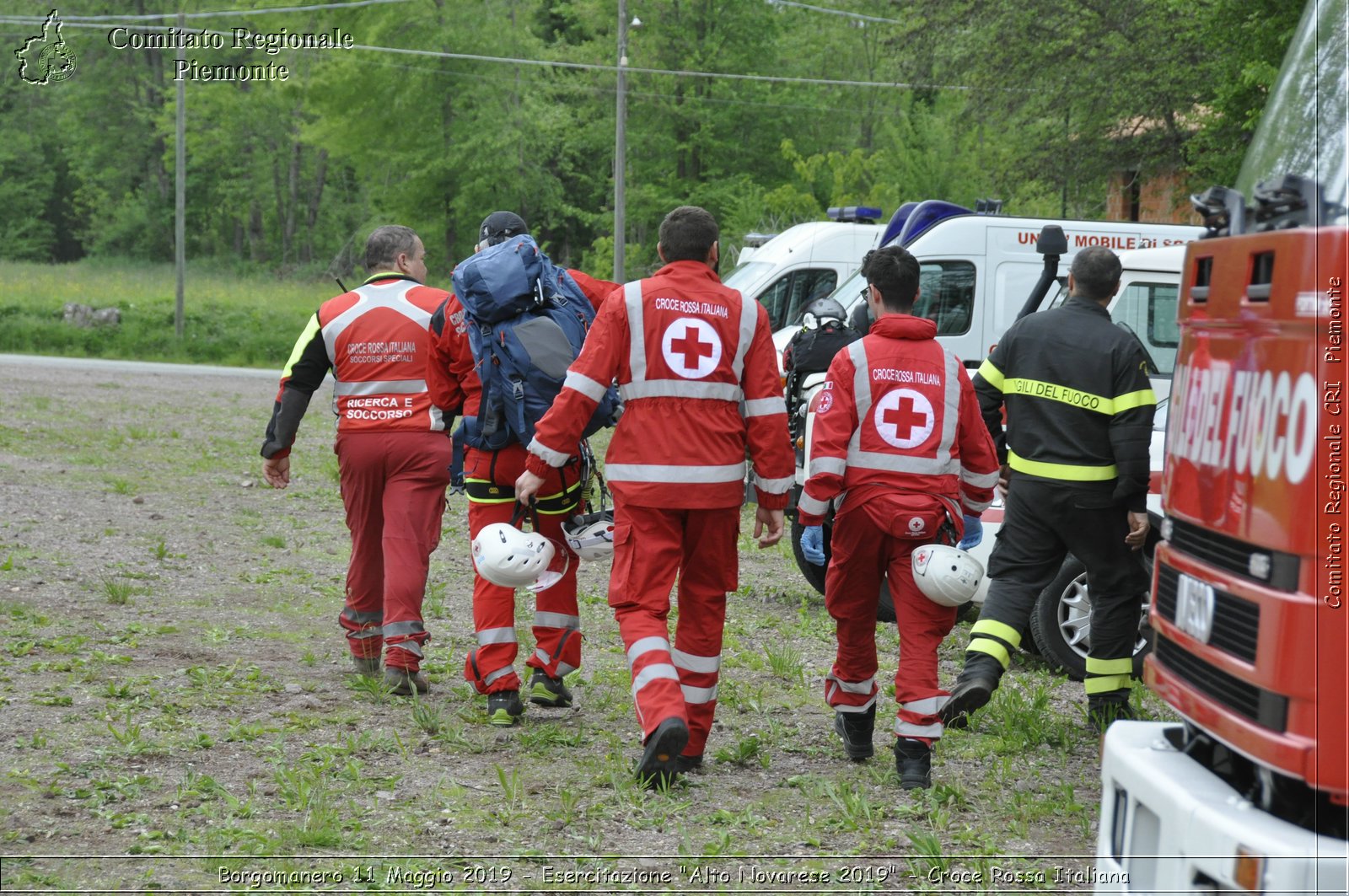 Borgomanero 11 Maggio 2019 - Esercitazione "Alto Novarese 2019" - Croce Rossa Italiana - Comitato Regionale del Piemonte