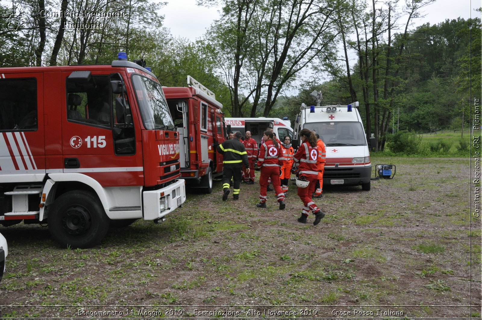 Borgomanero 11 Maggio 2019 - Esercitazione "Alto Novarese 2019" - Croce Rossa Italiana - Comitato Regionale del Piemonte