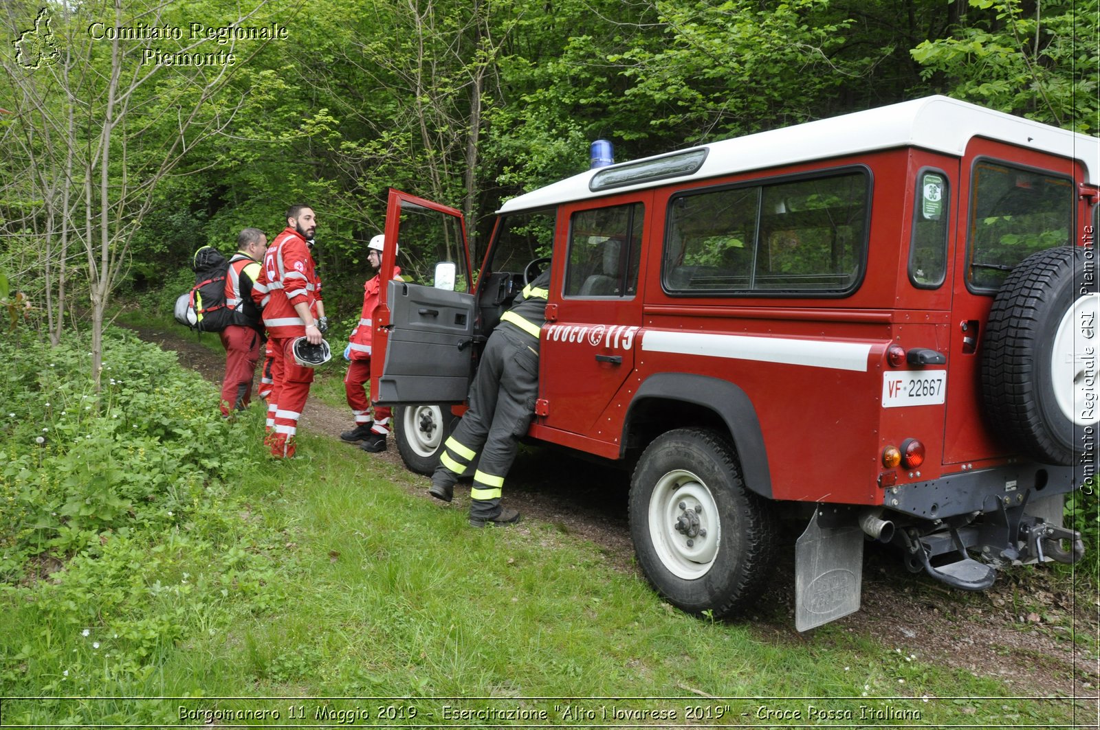 Borgomanero 11 Maggio 2019 - Esercitazione "Alto Novarese 2019" - Croce Rossa Italiana - Comitato Regionale del Piemonte